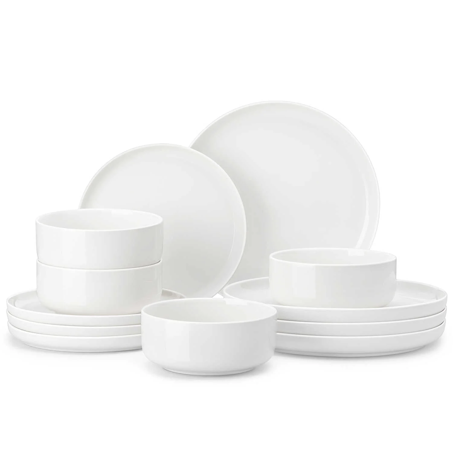 Luna Marble Grey 12 Piece Dinnerware Set - Image 11