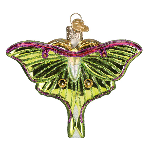 Luna Moth Ornament by Old World Christmas - Image 4