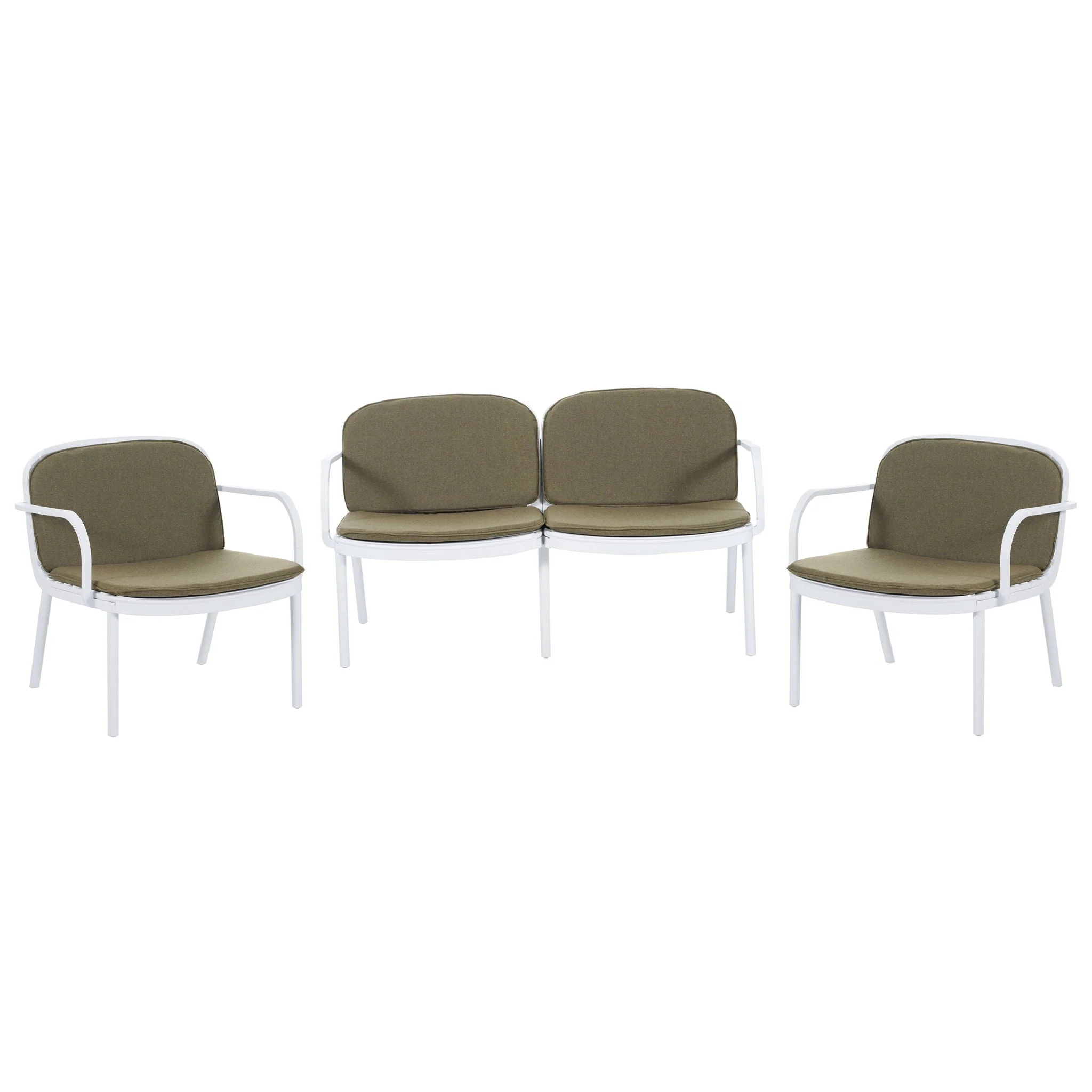 Luna - Outdoor Patio 3 Pieces Chat Set - Image 2