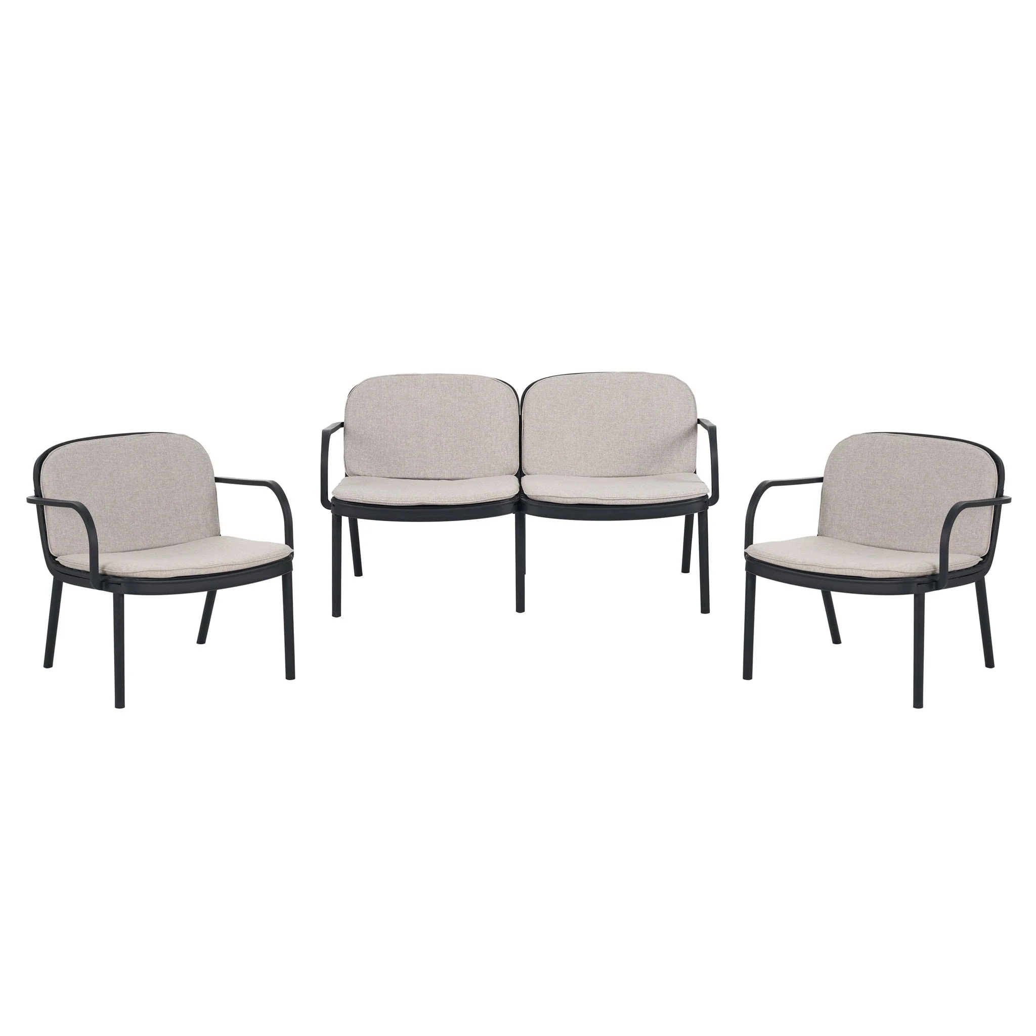 Luna - Outdoor Patio 3 Pieces Chat Set - Image 7