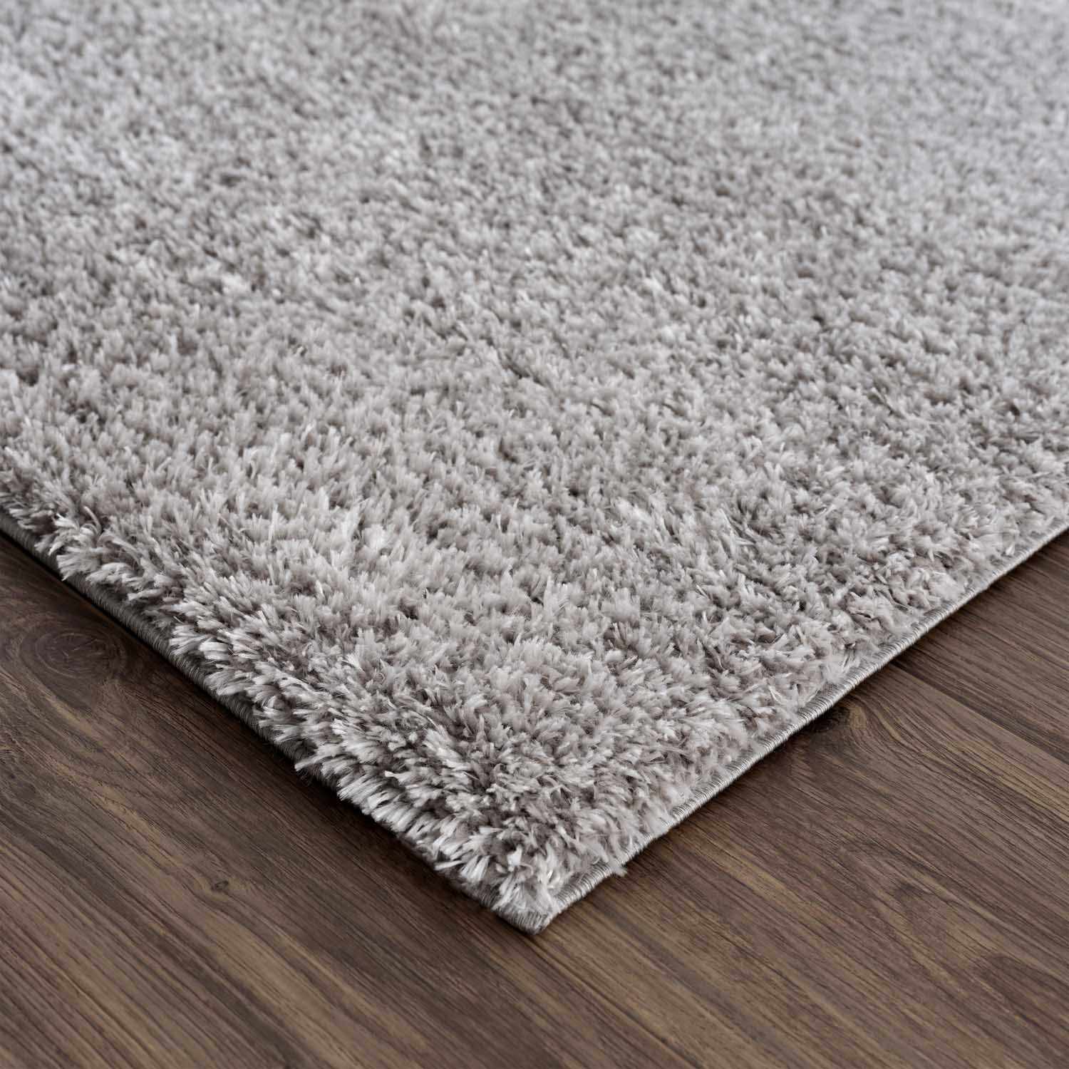 Lunaro Gray Subtle Wavy Abstract Modern Minimalist Polyester Machine Woven Area Rug - Clearance - Image 5