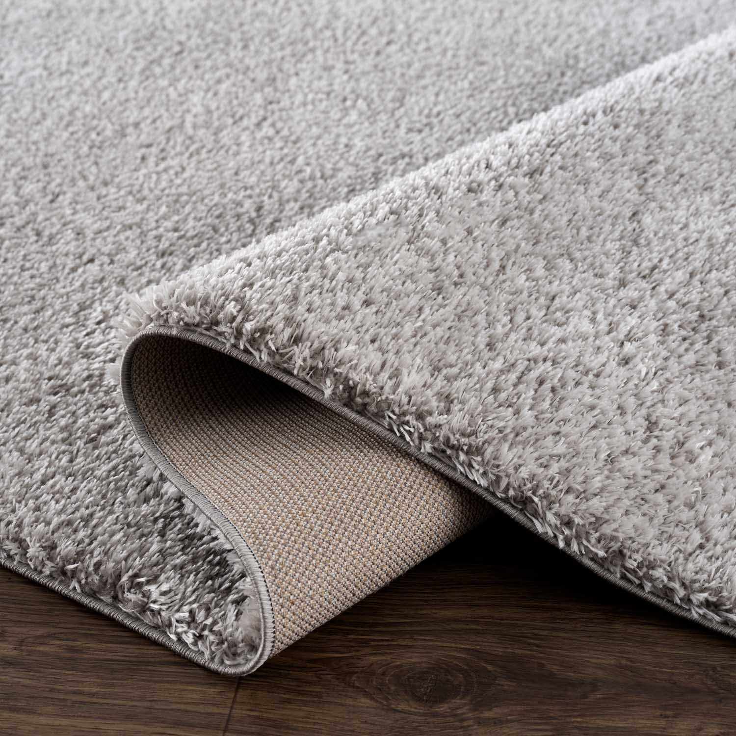 Lunaro Gray Subtle Wavy Abstract Modern Minimalist Polyester Machine Woven Area Rug - Clearance - Image 8