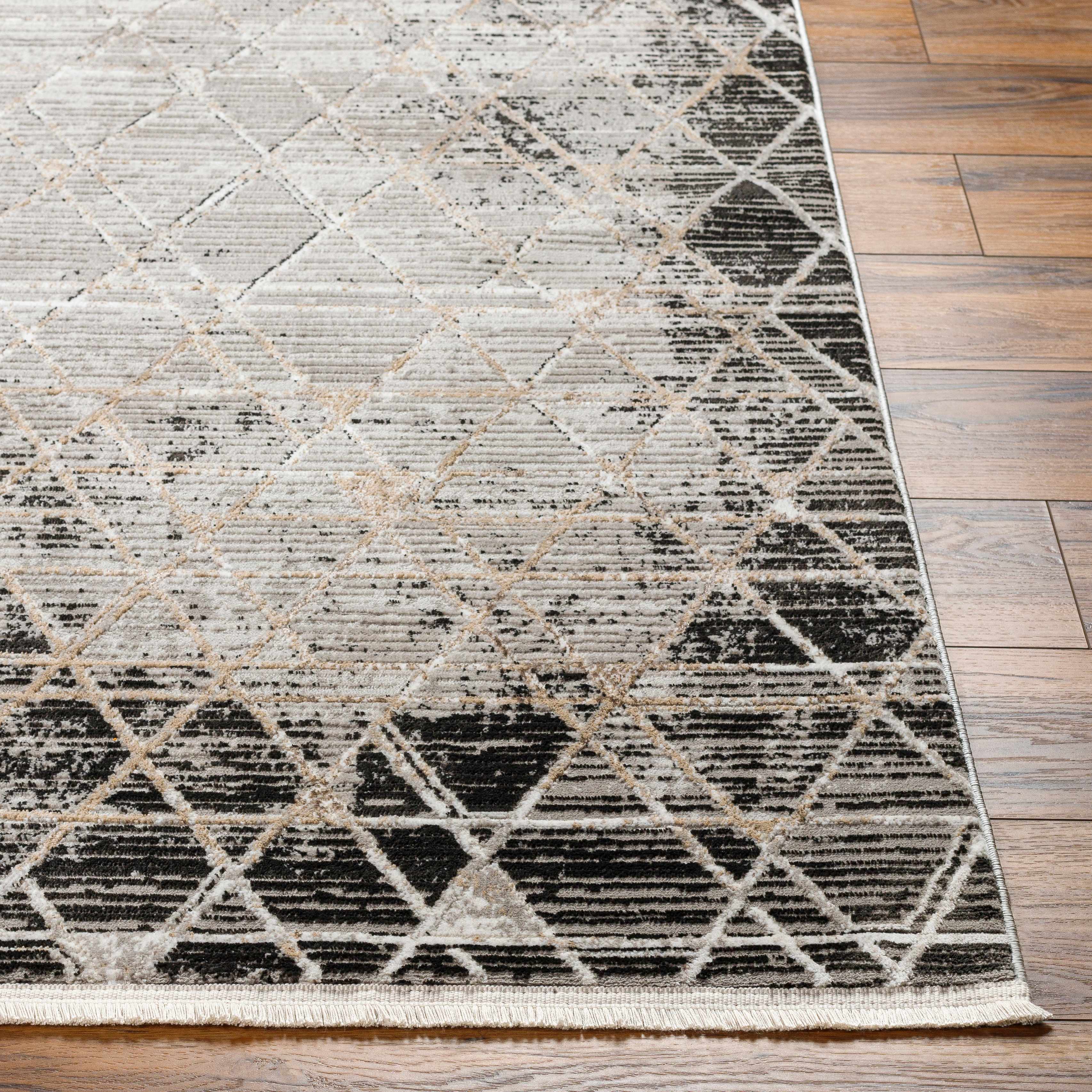 Luol Gray Area Rug - Clearance - Image 3