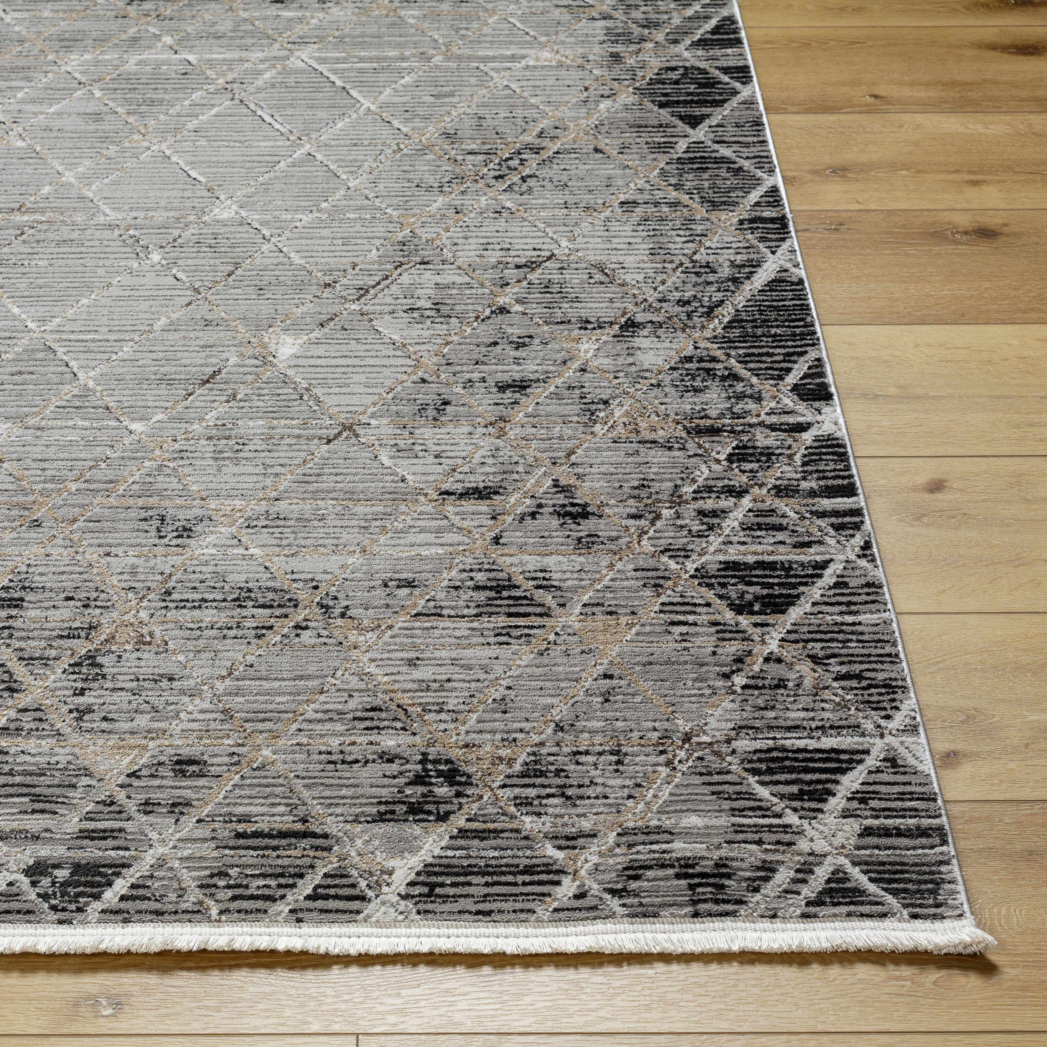 Luol Gray Area Rug - Clearance - Image 8