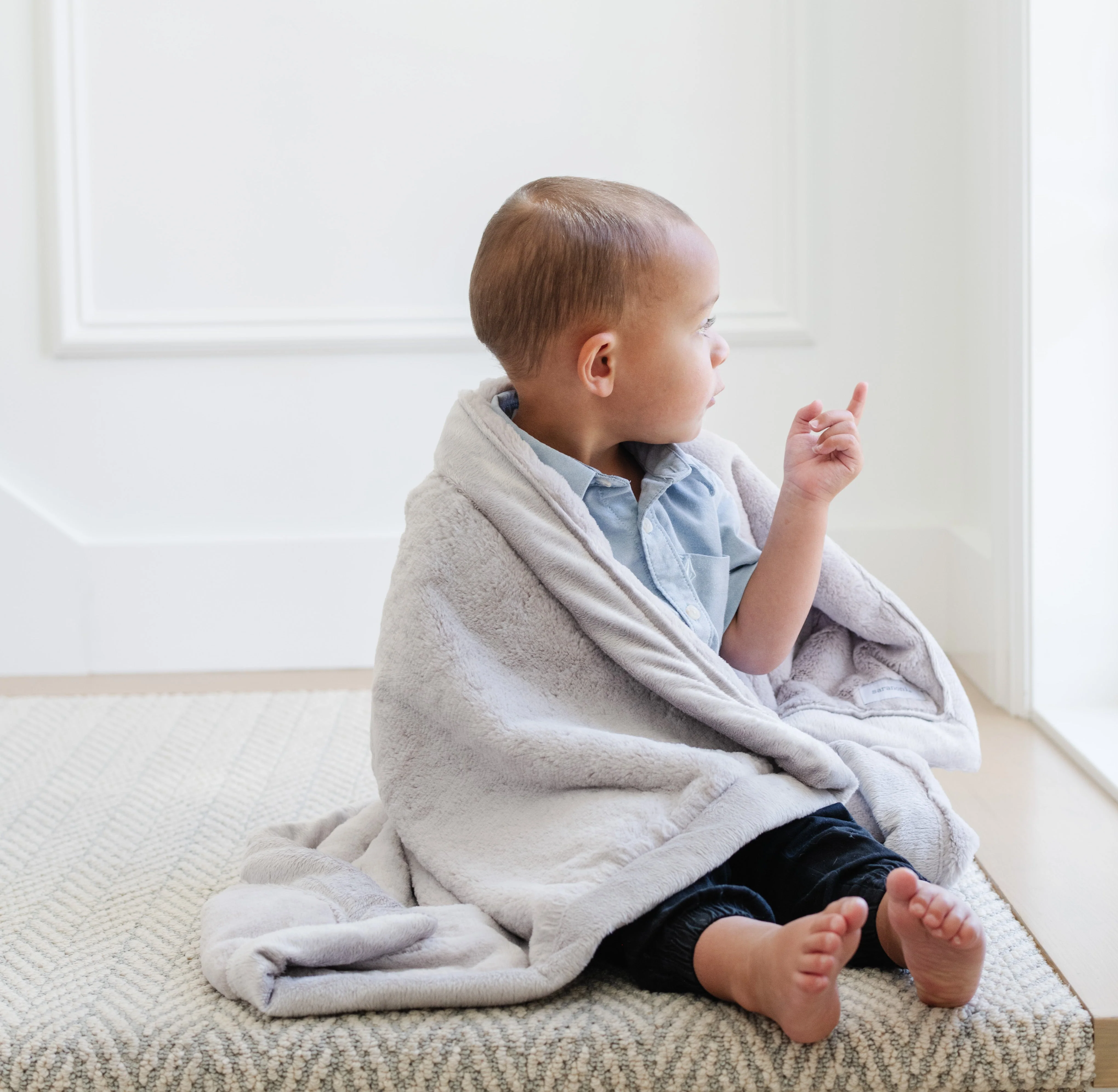 Lush Receiving Blanket 30x40 Inch by Saranoni - Image 8