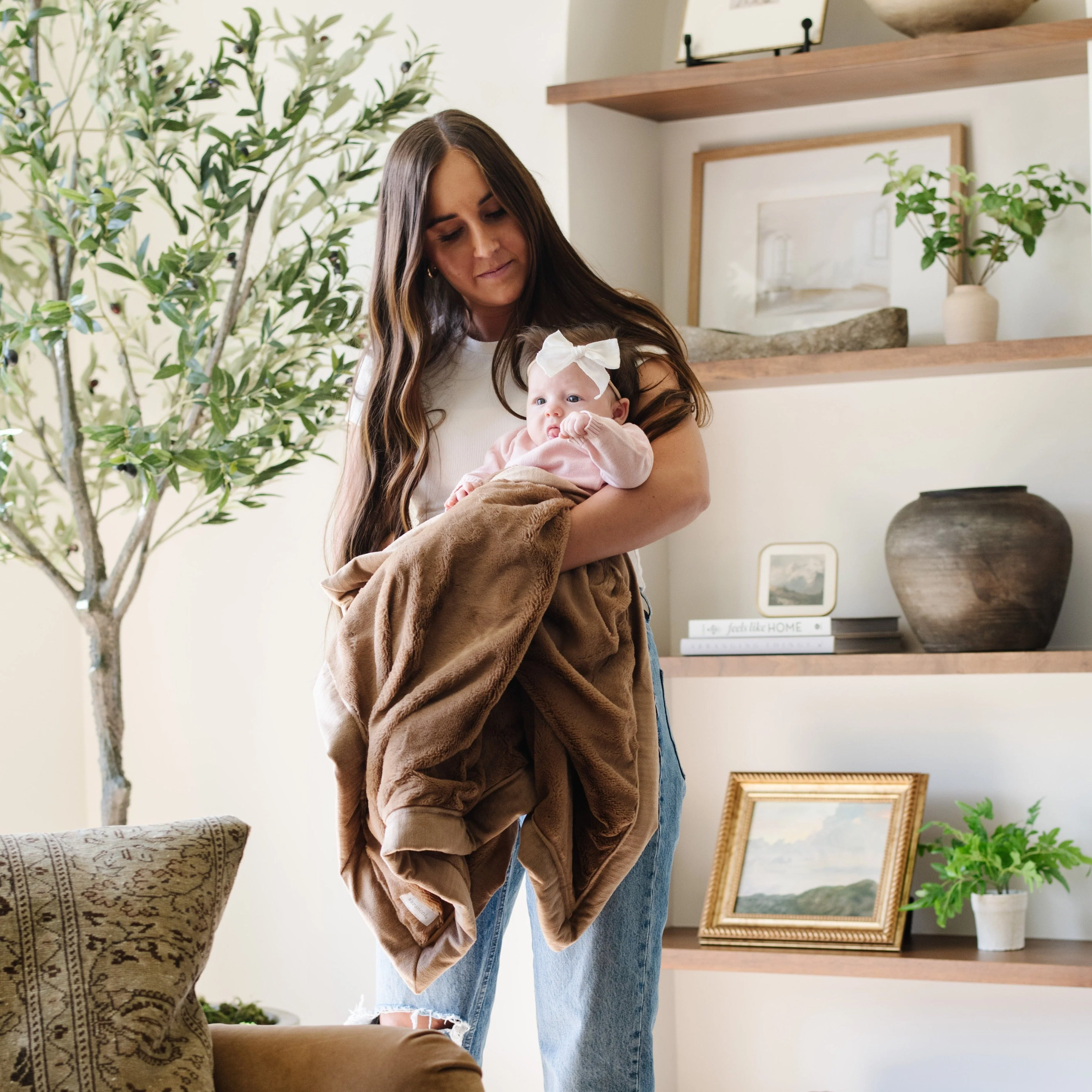 Lush Receiving Blanket 30x40 Inch by Saranoni - Image 86