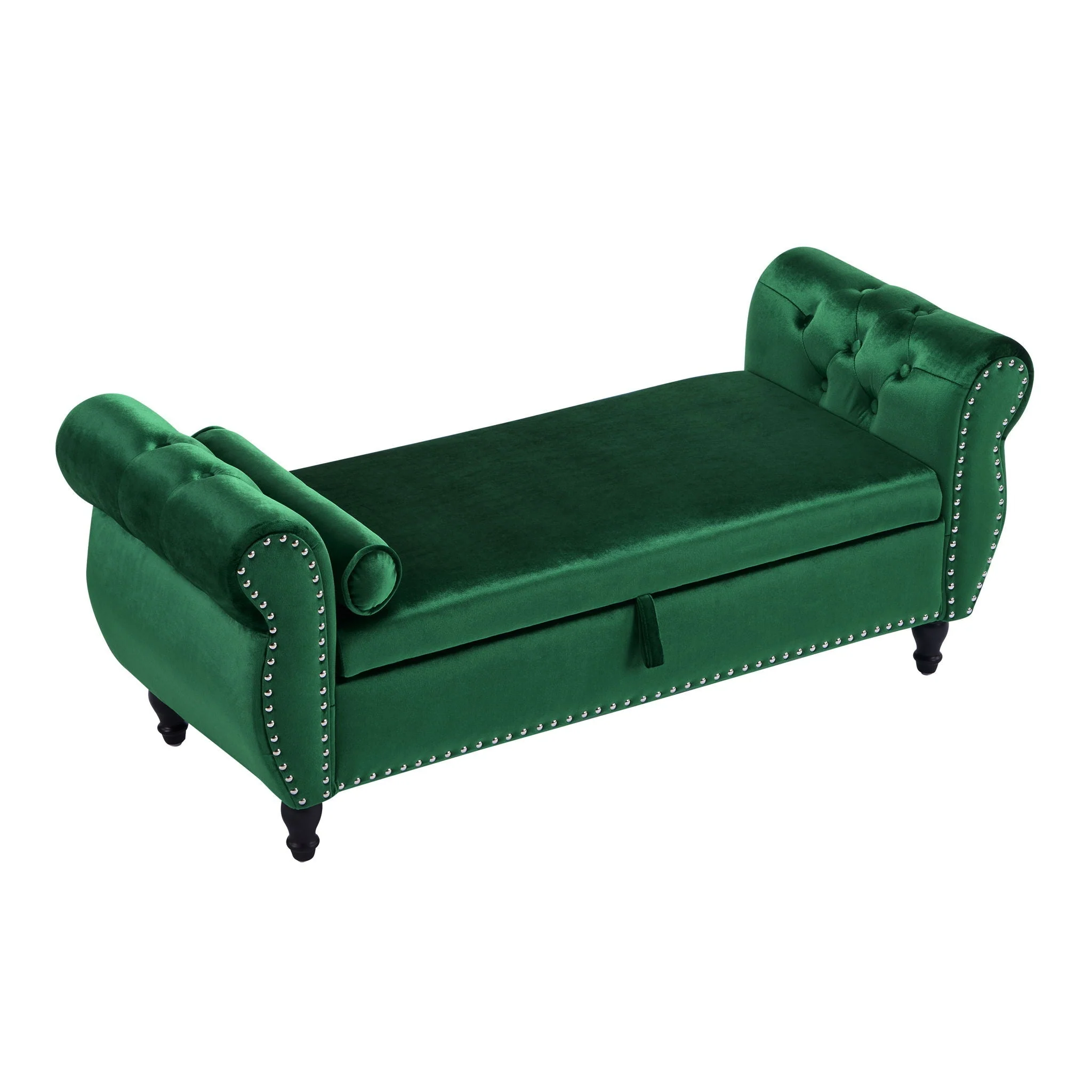 Luxurious Multifunctional Storage Ottoman Bench With Pillow - Image 3