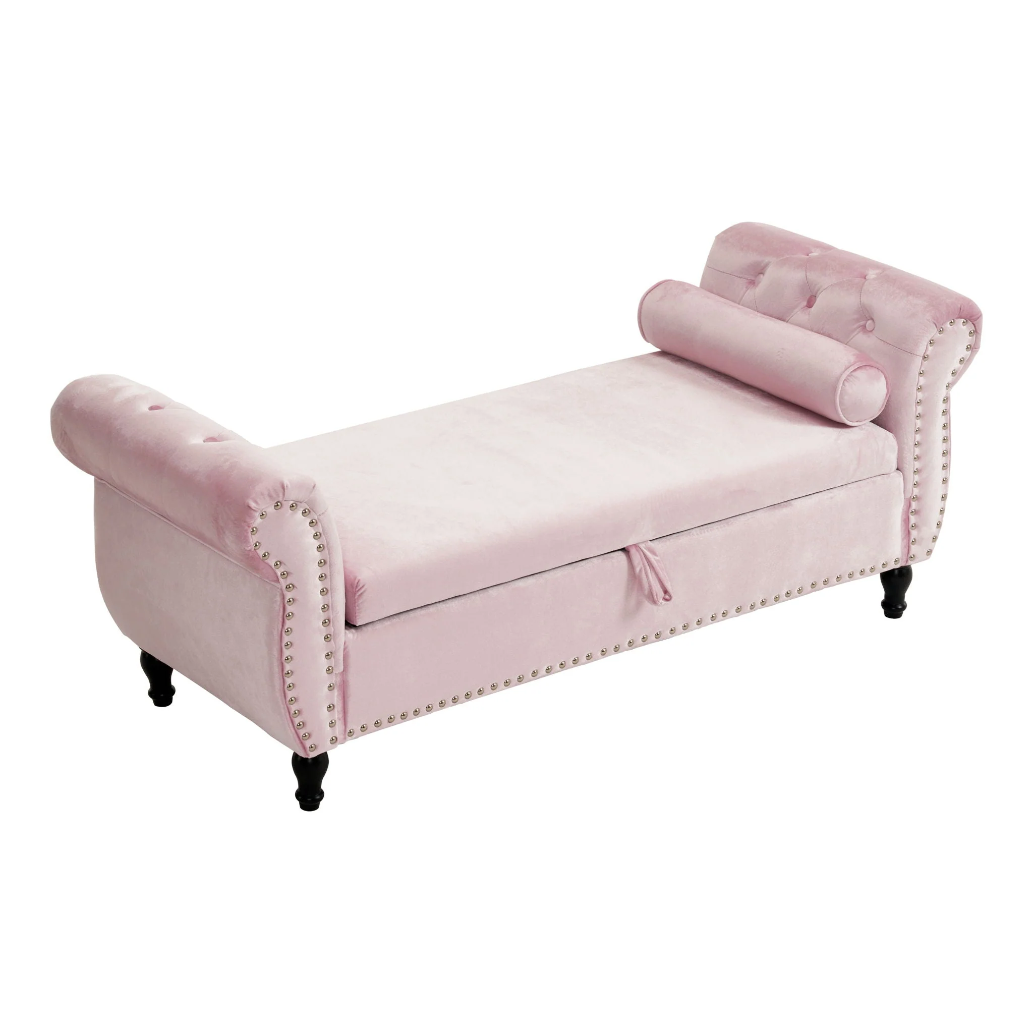 Luxurious Multifunctional Storage Ottoman Bench With Pillow - Image 4