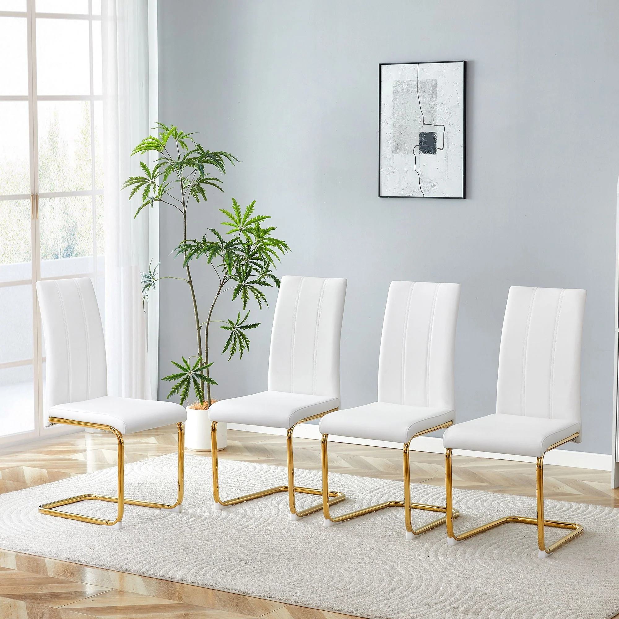 Luxury Aesthetic Upholstered Dining Chairs for Dining Room - Image 10