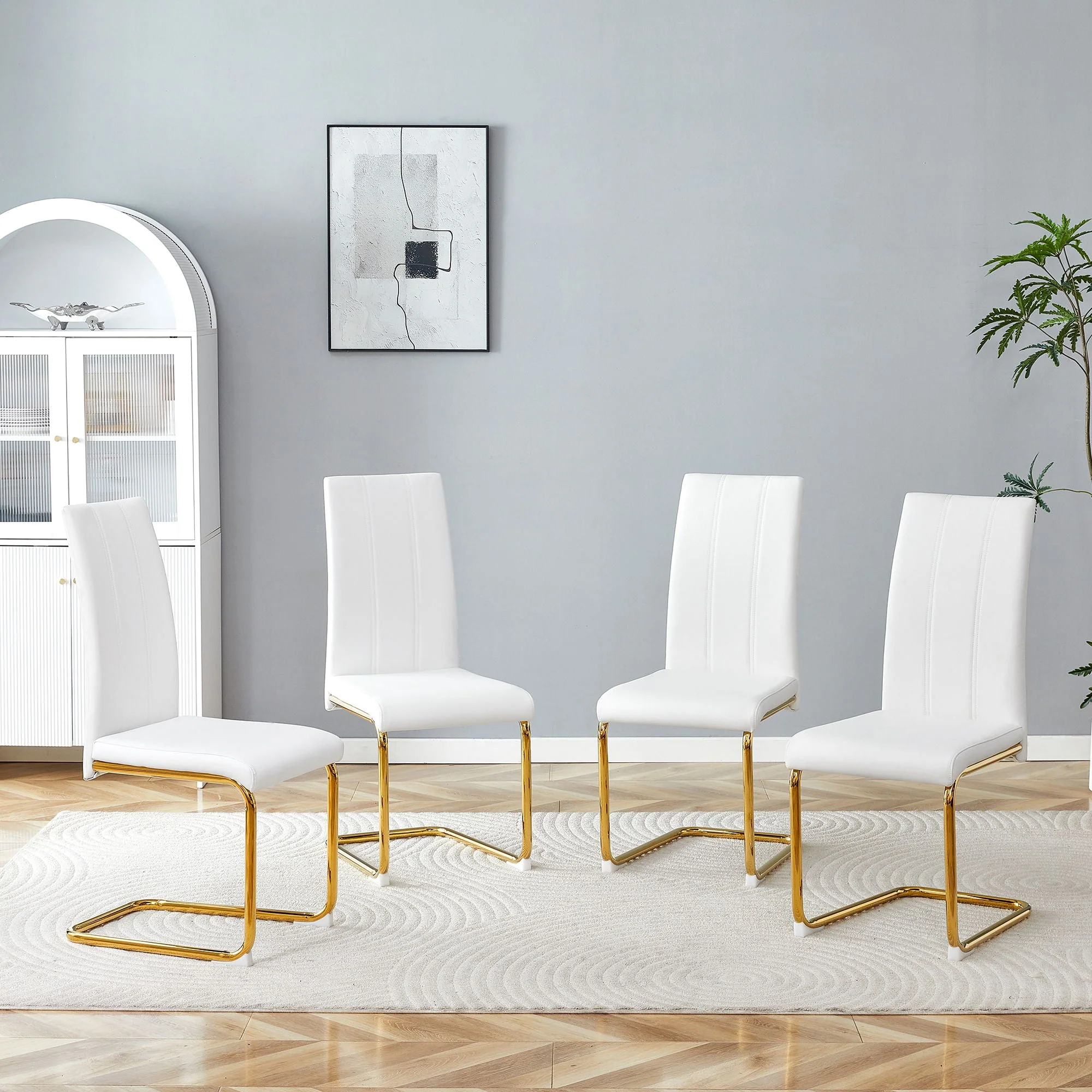 Luxury Aesthetic Upholstered Dining Chairs for Dining Room - Image 5