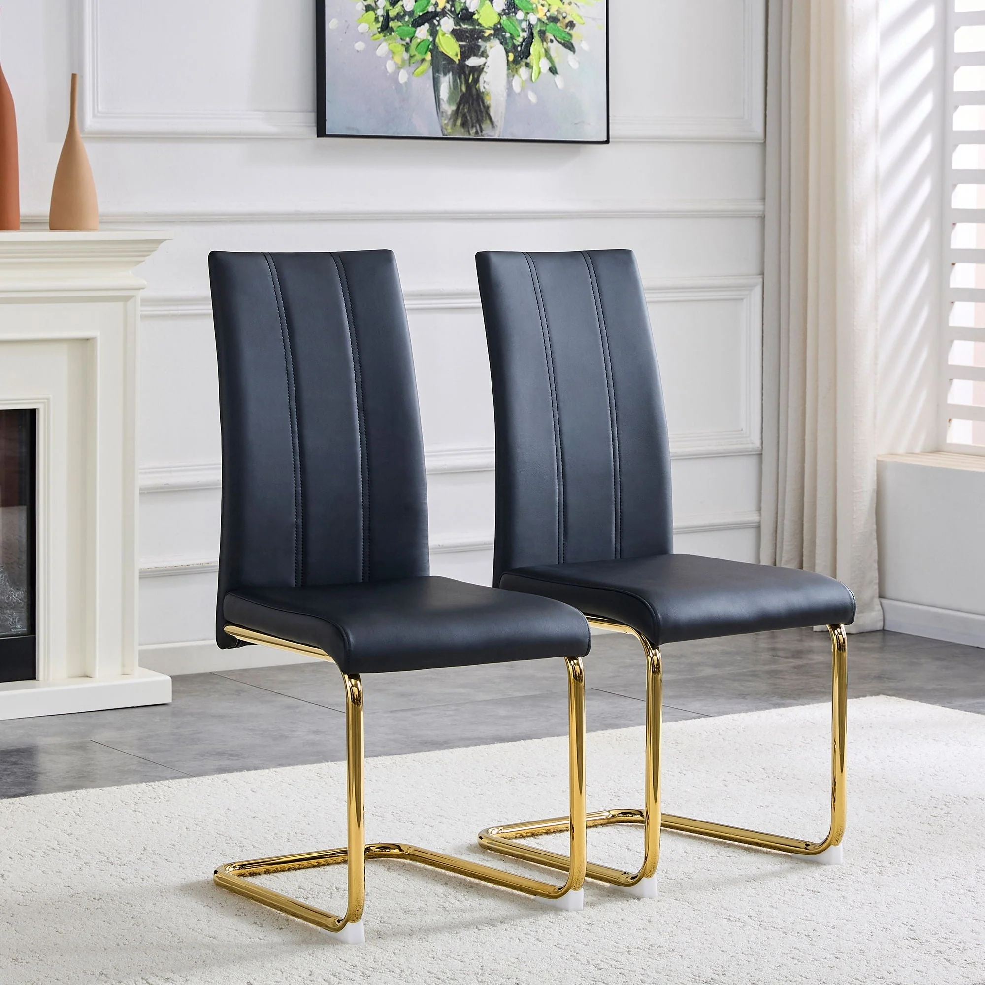 Luxury Aesthetic Upholstered Dining Chairs for Dining Room - Image 6