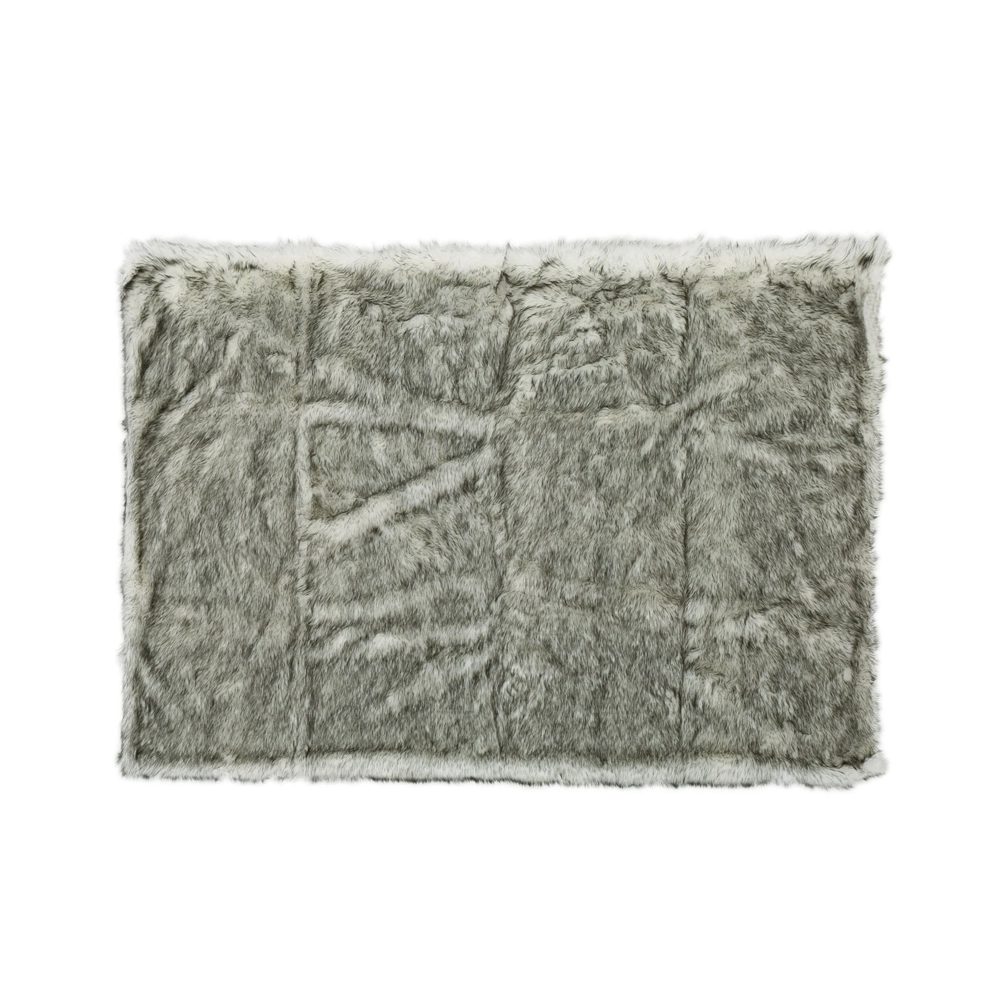 Luxury Throw Blanket With Streaks - Gray - Image 3