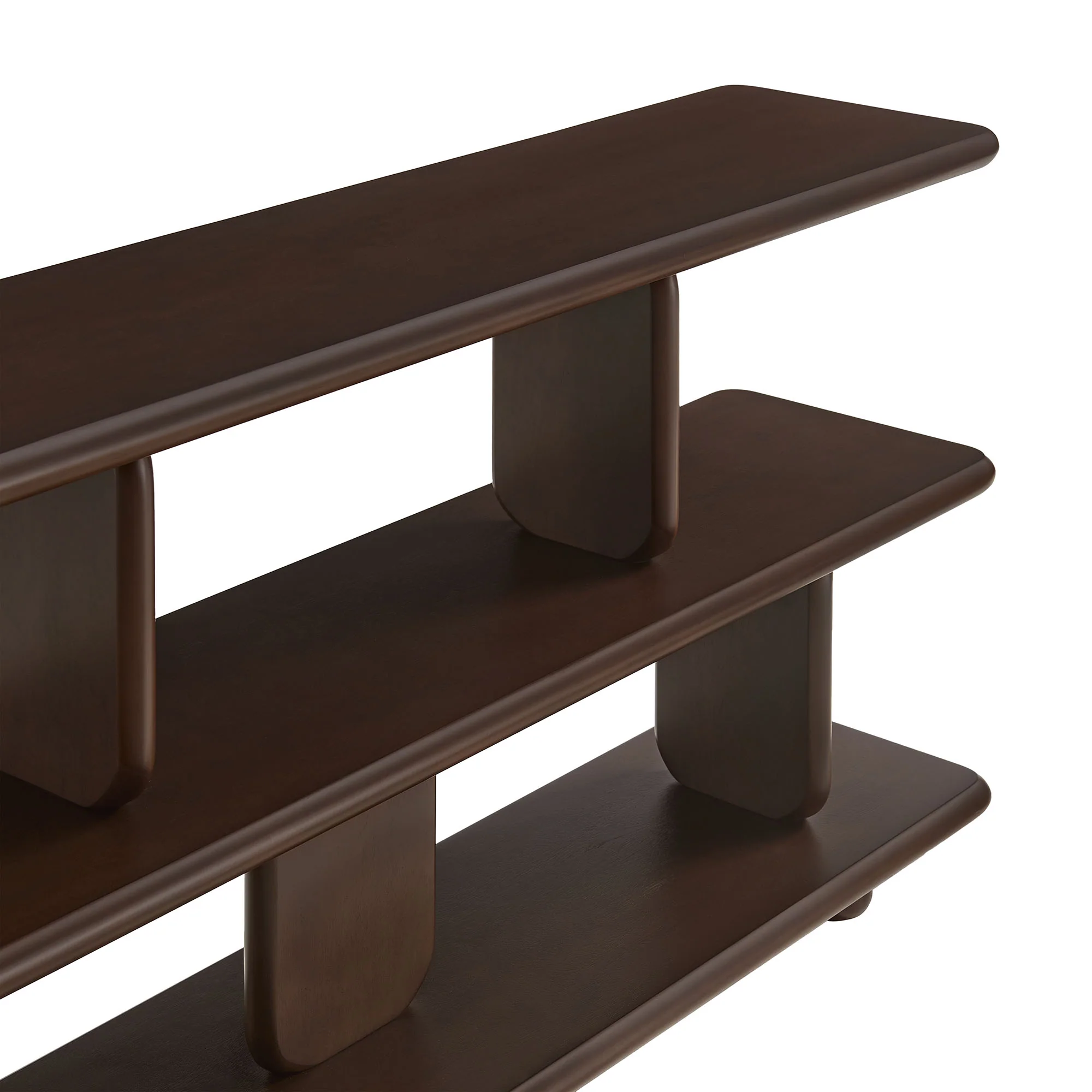 Lyle Sculptural 2-Tier Bookshelf by Modway - Image 9