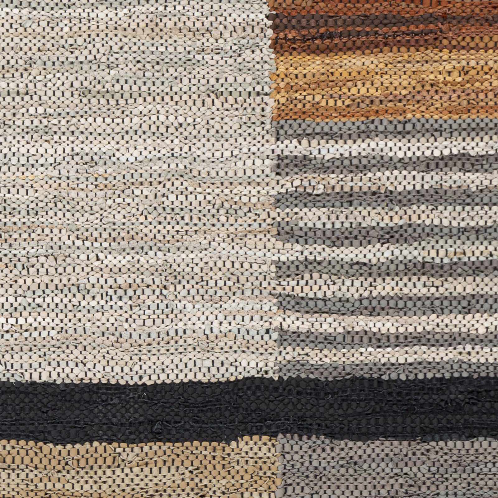 Lyndoch Leather Patchwork Rug - Image 4