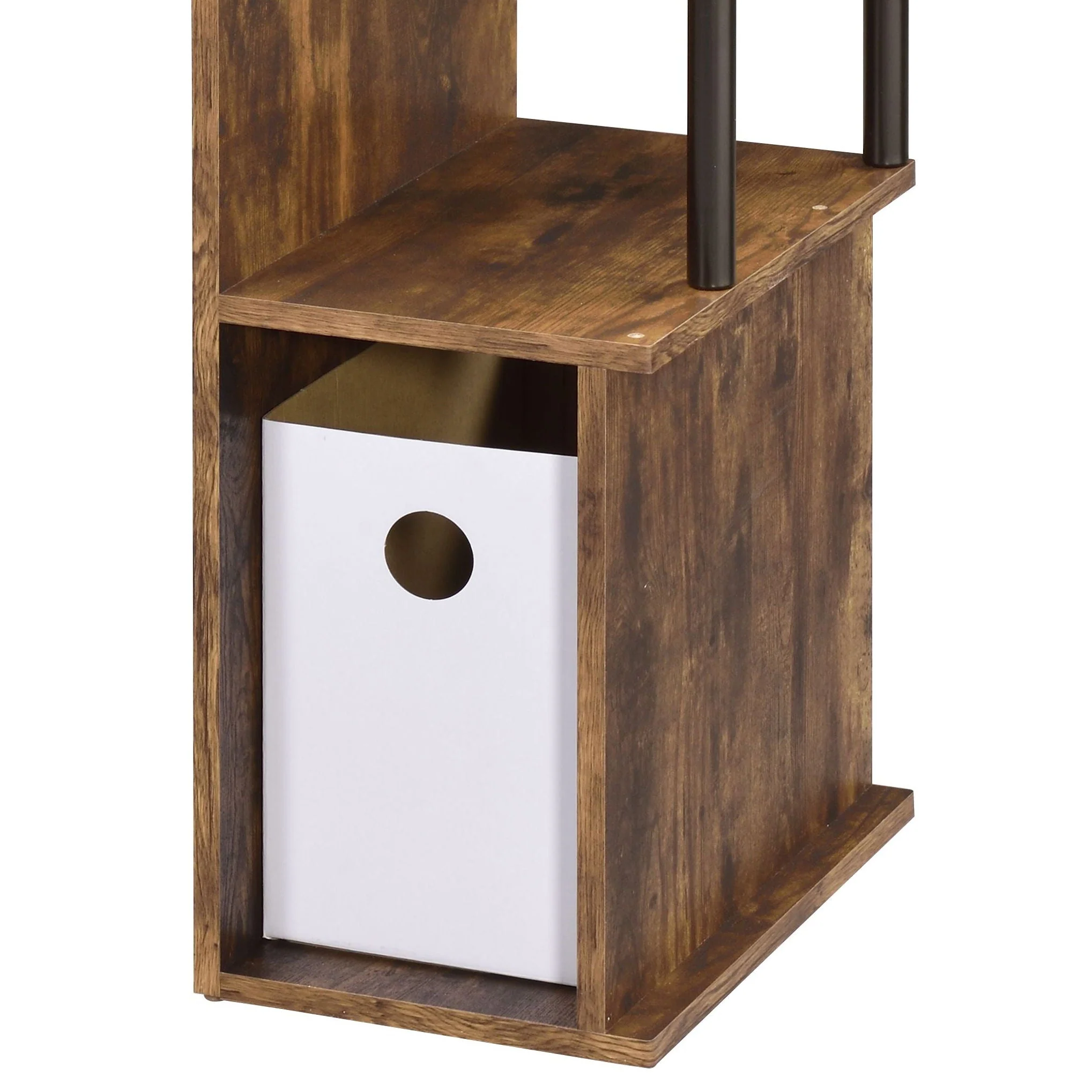 Lyphre - Computer Desk - Weathered Oak / Black - Image 3