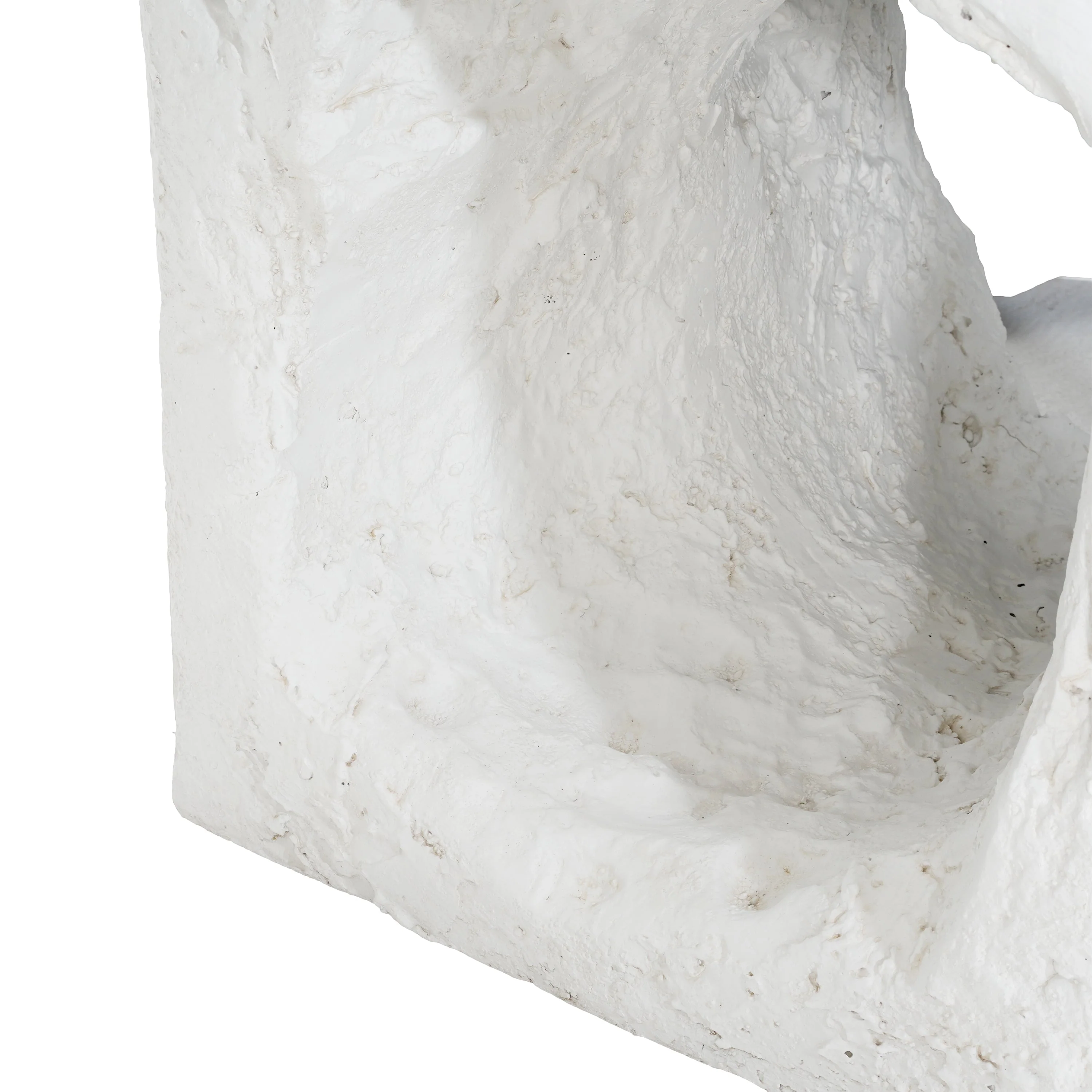 Lyra Outdoor Patio Karst Cave Inspired MGO Side Table White - Image 16
