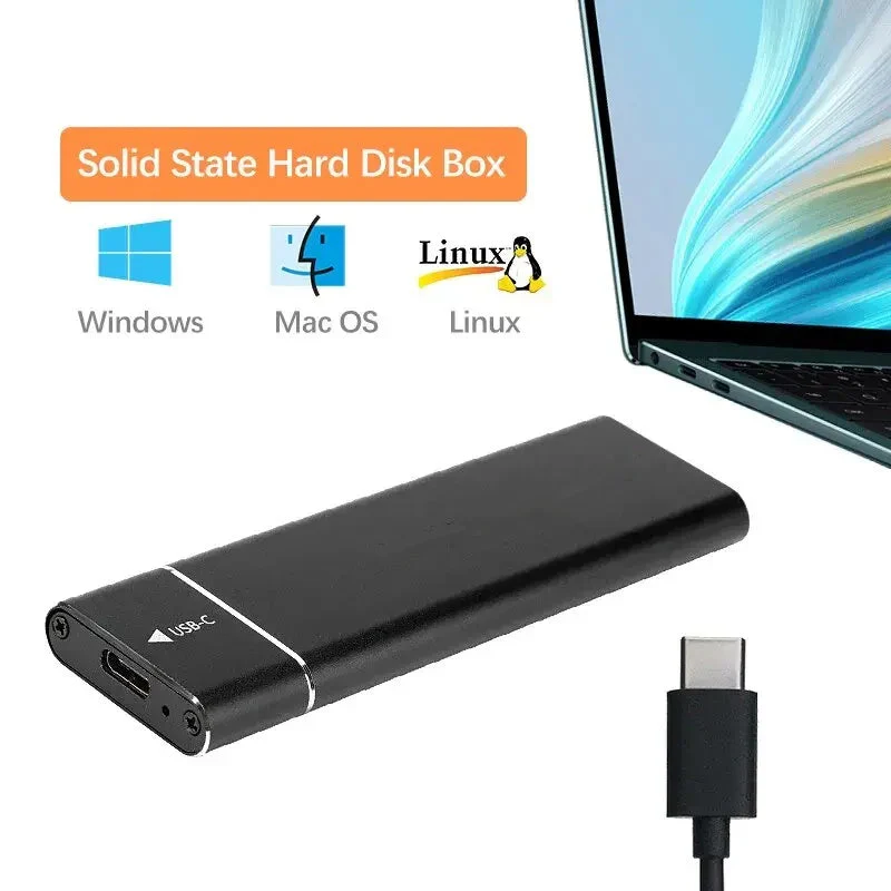 M.2 NVMe SATA SSD Enclosure USB 3.1 Type C Dual Protocol External Case - Image 6