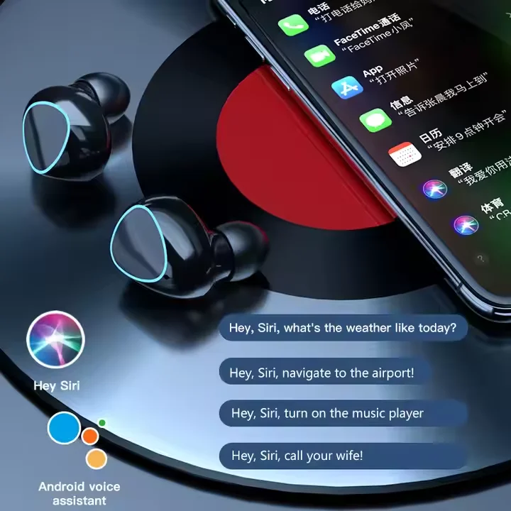 M10 Wireless Earbuds Bluetooth Headphones High-Quality Sound Sports Gaming Power Bank - Image 5