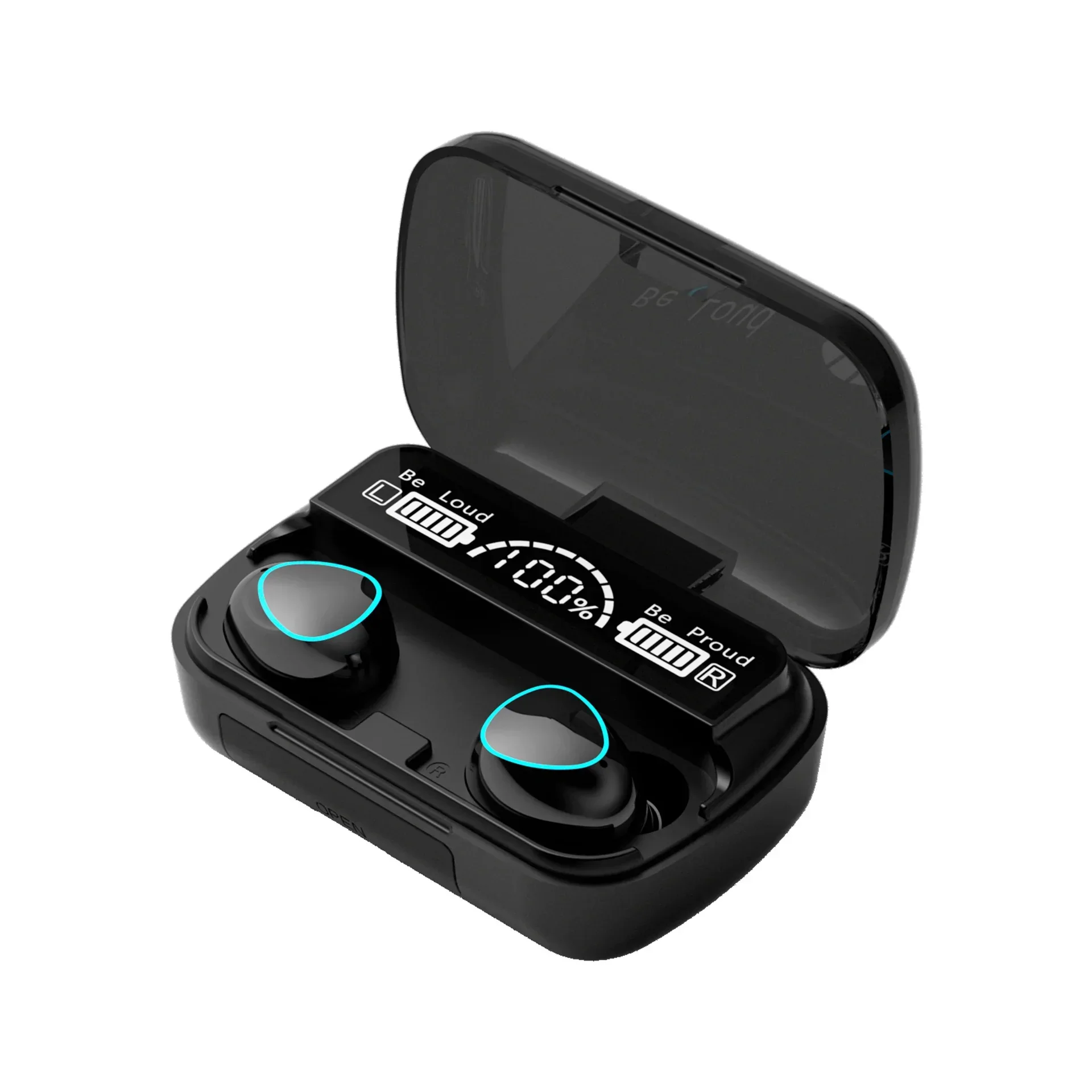 M10 Wireless Earbuds Bluetooth Headphones High-Quality Sound Sports Gaming Power Bank - Image 6