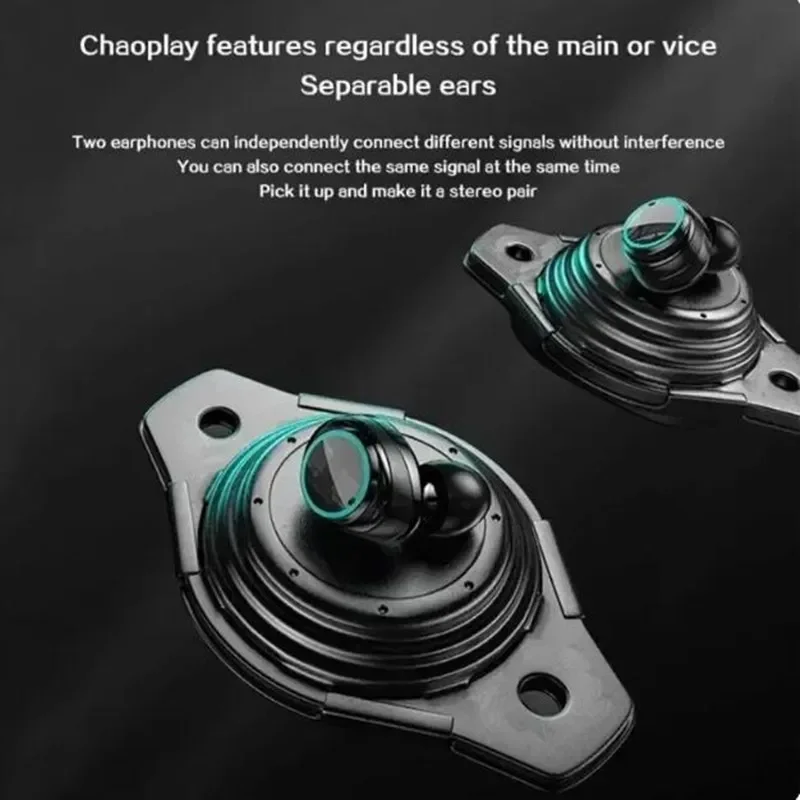 M25 TWS Bluetooth 5.3 Wireless Earbuds Touch Control LED Display Noise Cancelling - Image 3
