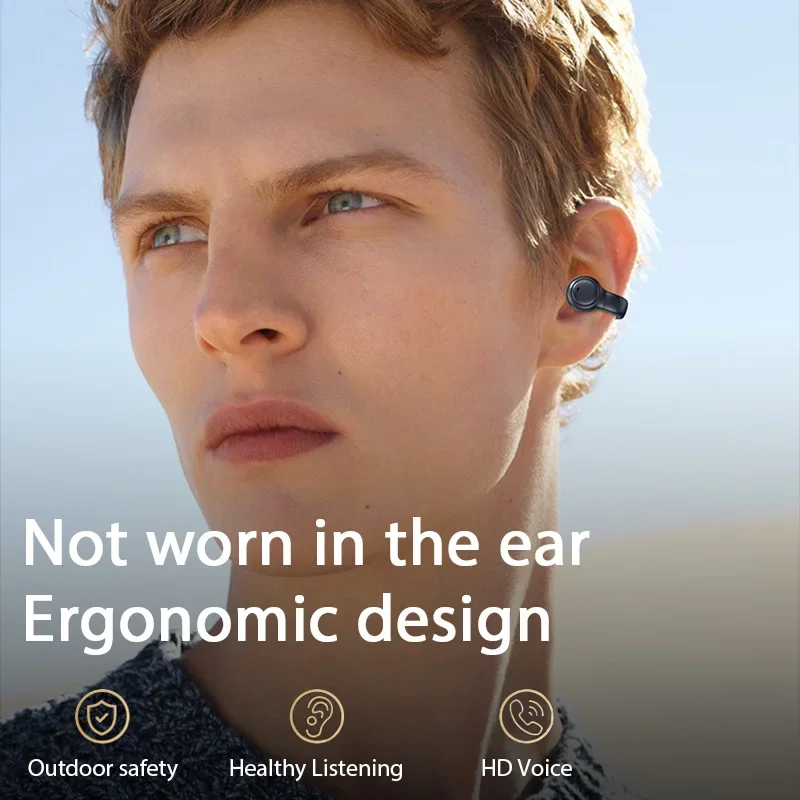 M47+ Wireless Bluetooth Earbuds Bone Conduction Headphones Sport Earphones Mic - Image 4