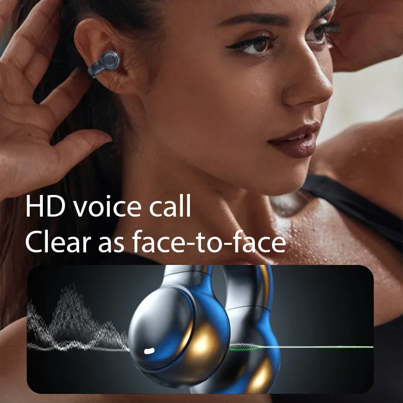 M47+ Wireless Bluetooth Earbuds Bone Conduction Headphones Sport Earphones Mic - Image 5