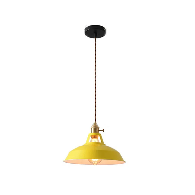 Macaron Color Pendant Light E27 Modern Hanging Chandelier for Dining Restaurant - Image 11
