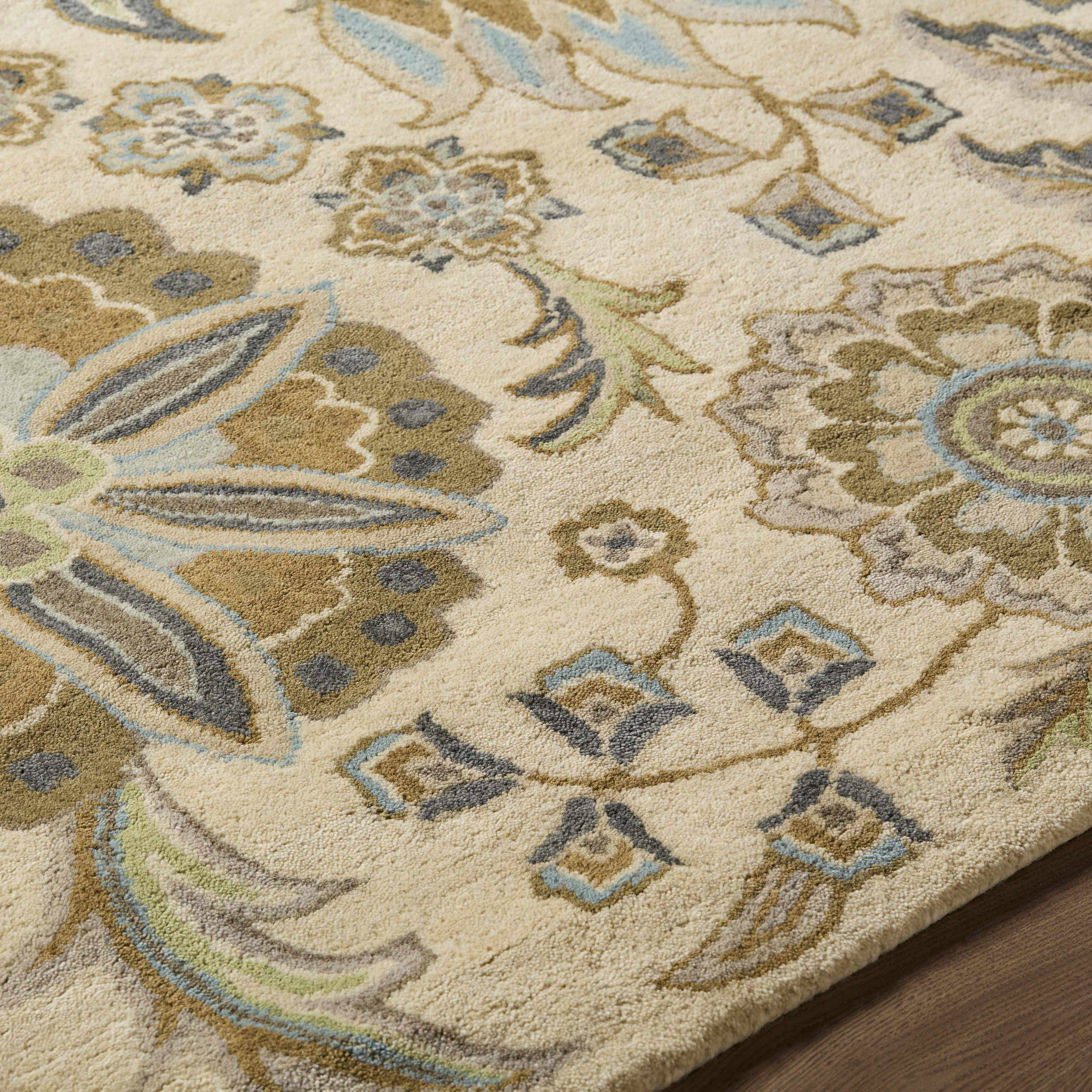 Mack Floral Wool Area Carpet - Image 13