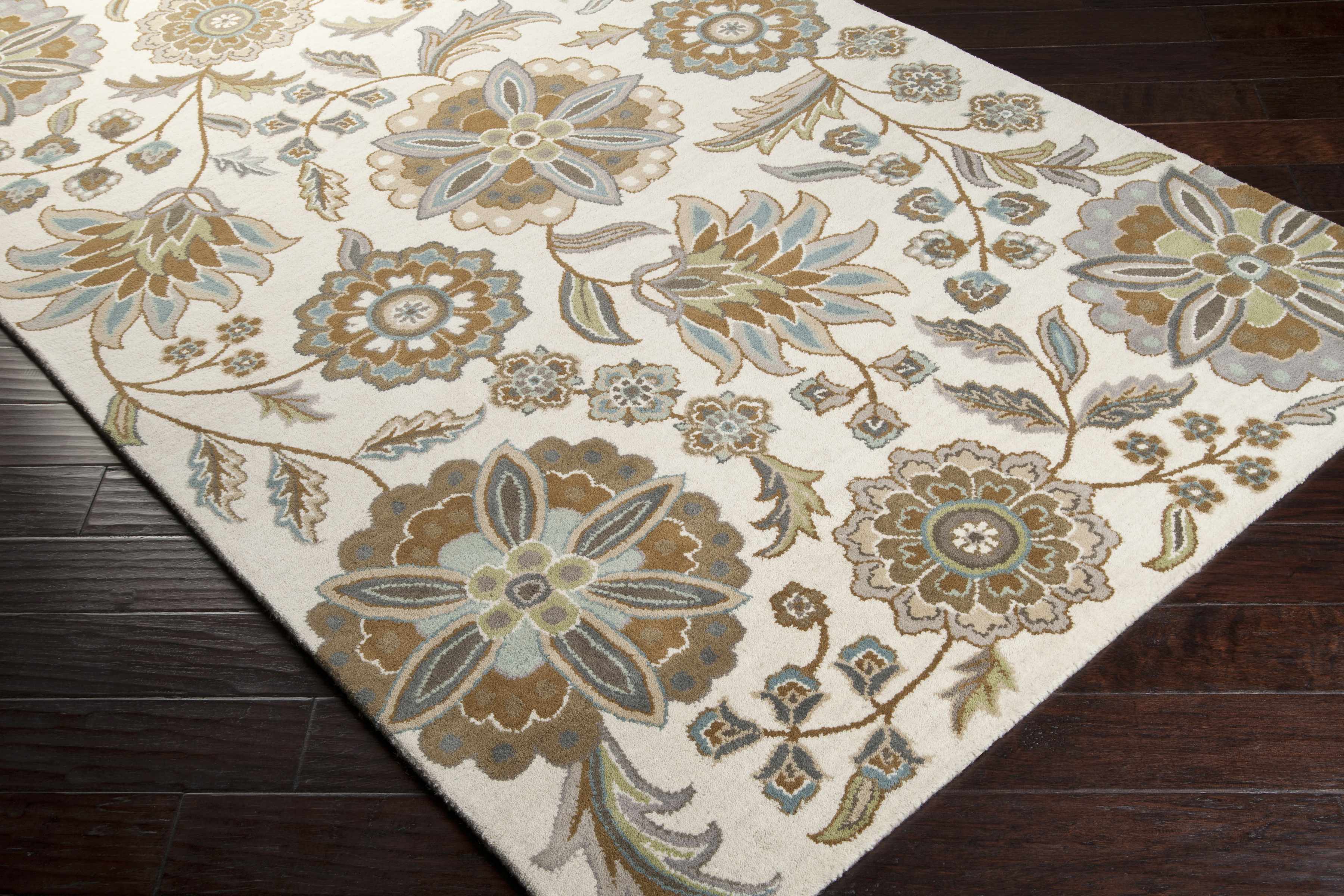 Mack Floral Wool Area Carpet - Image 14