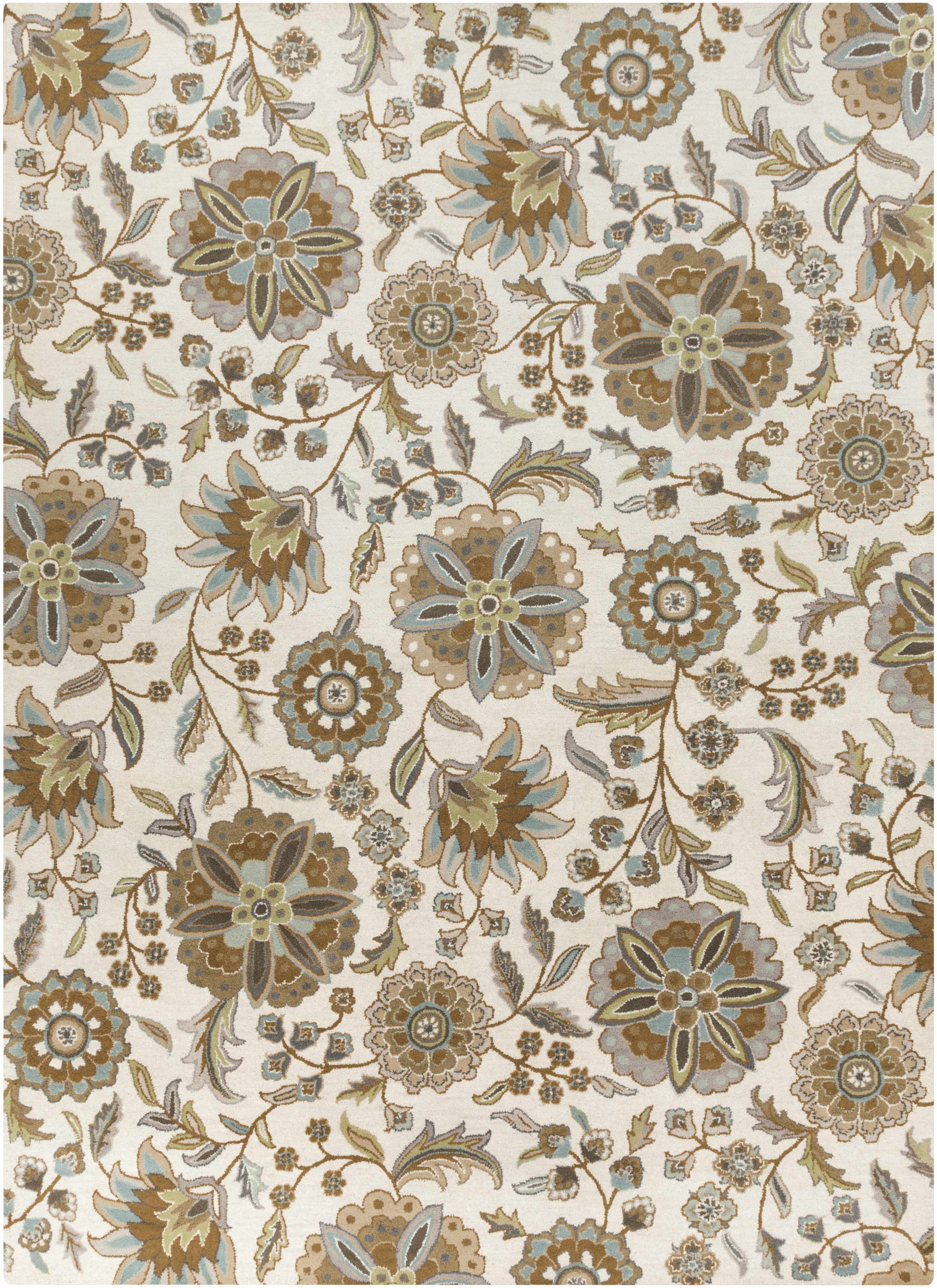 Mack Floral Wool Area Carpet - Image 15