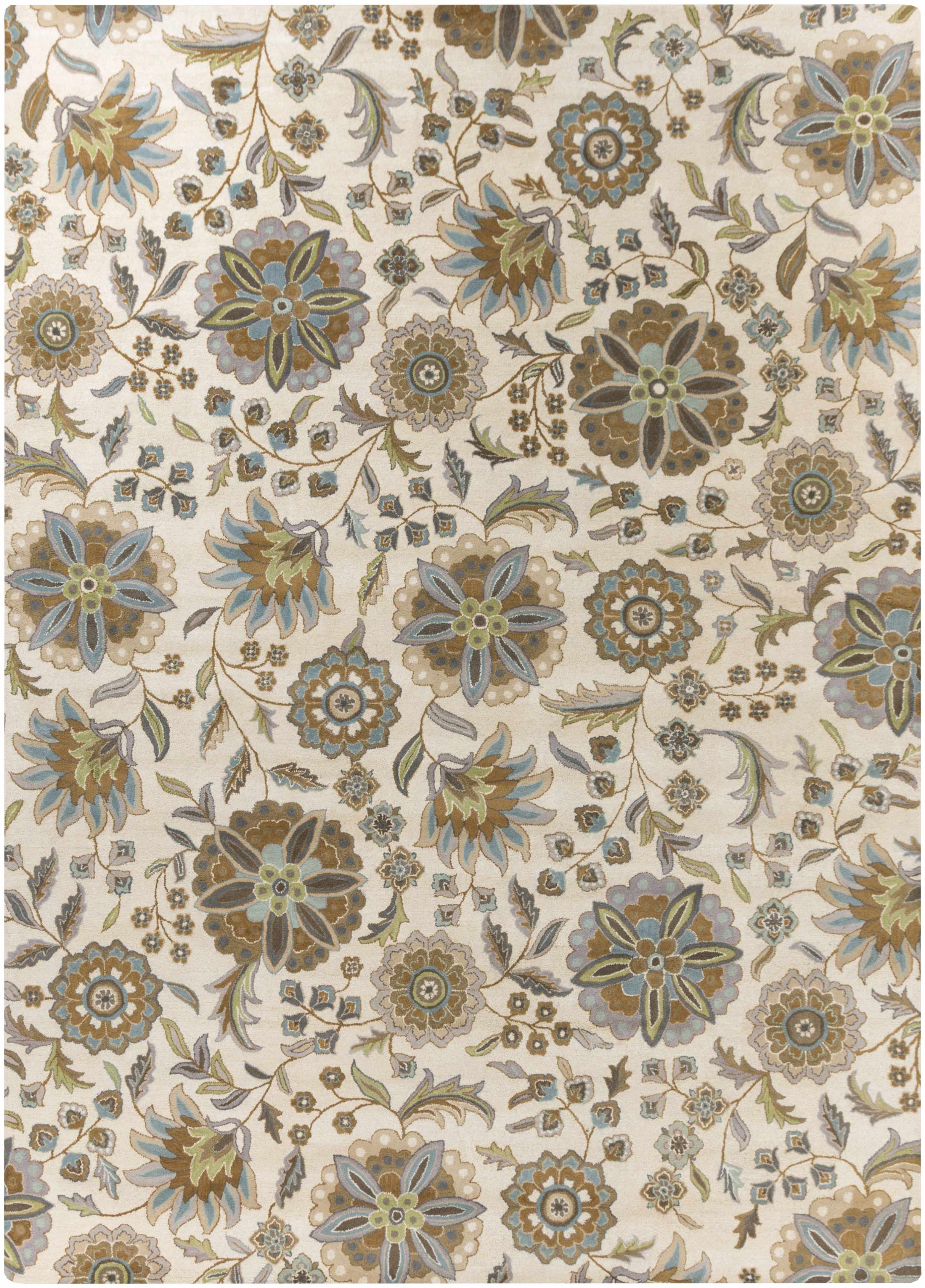 Mack Floral Wool Area Carpet - Image 17