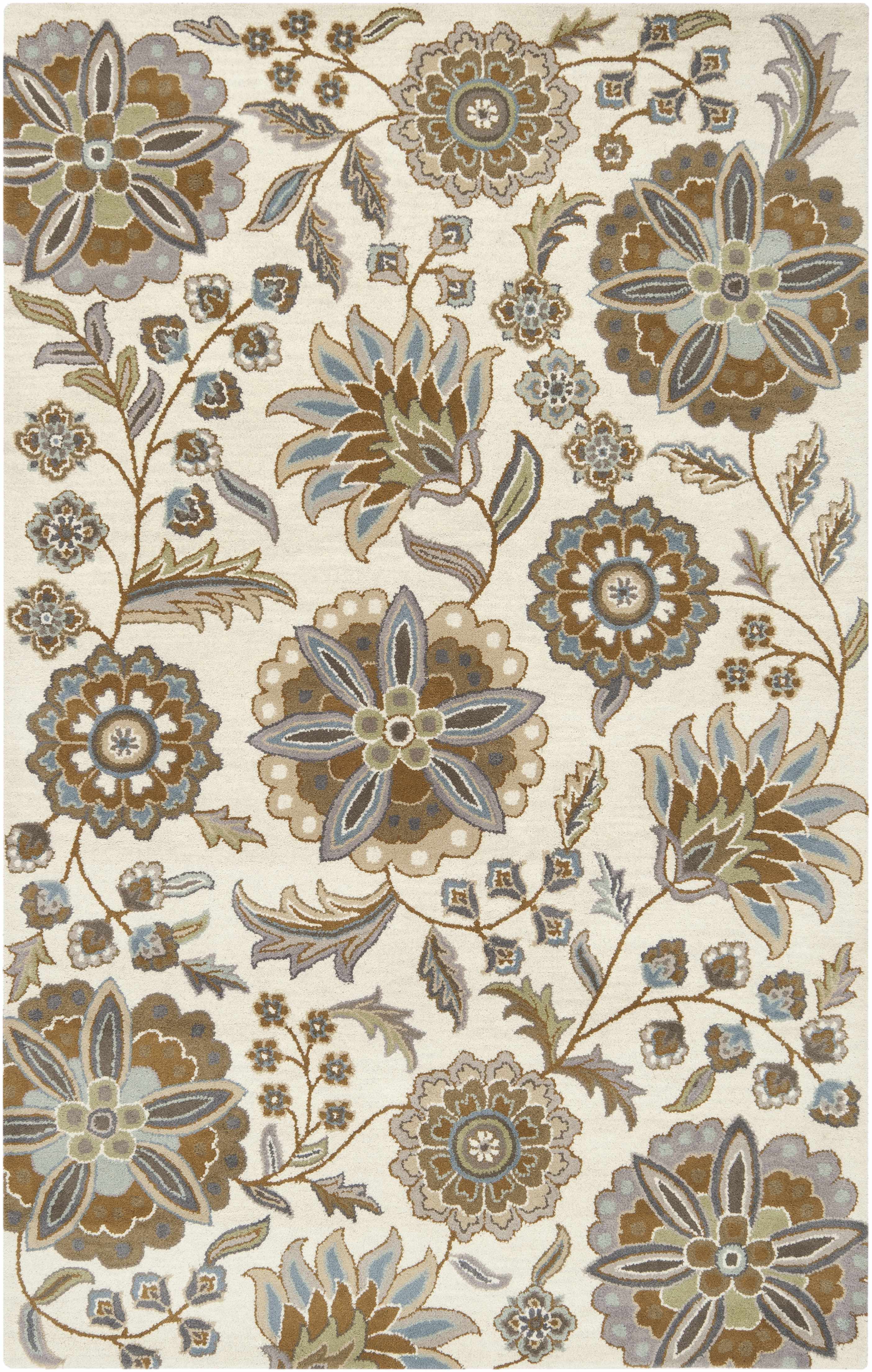 Mack Floral Wool Area Carpet - Image 18