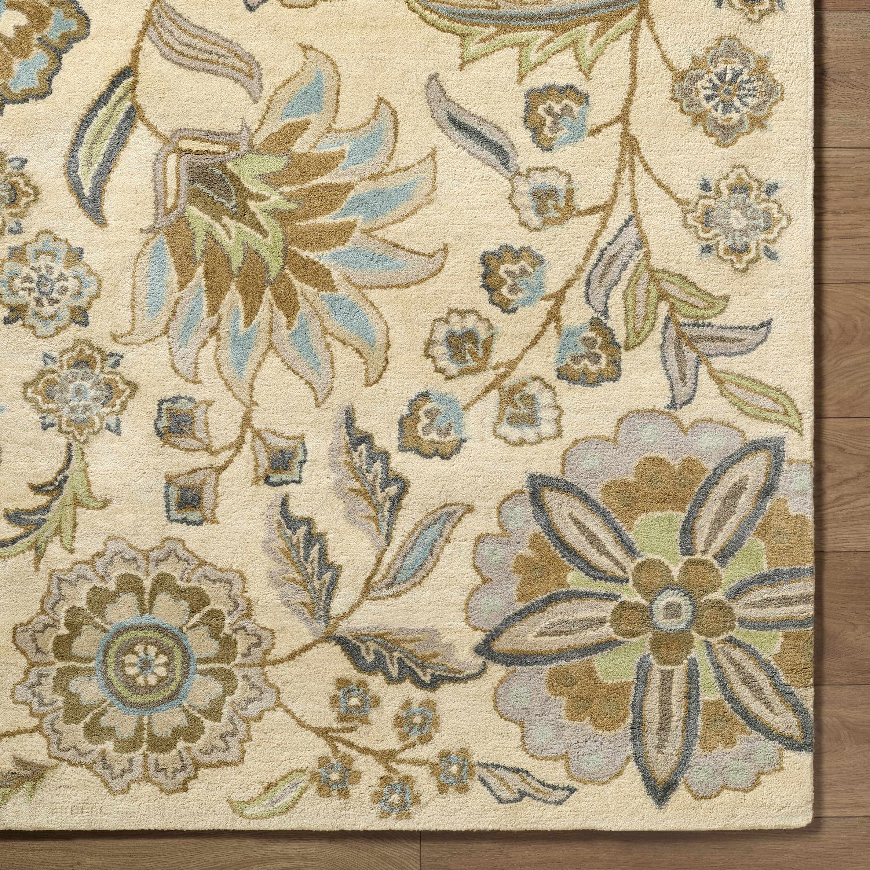 Mack Floral Wool Area Carpet - Image 22