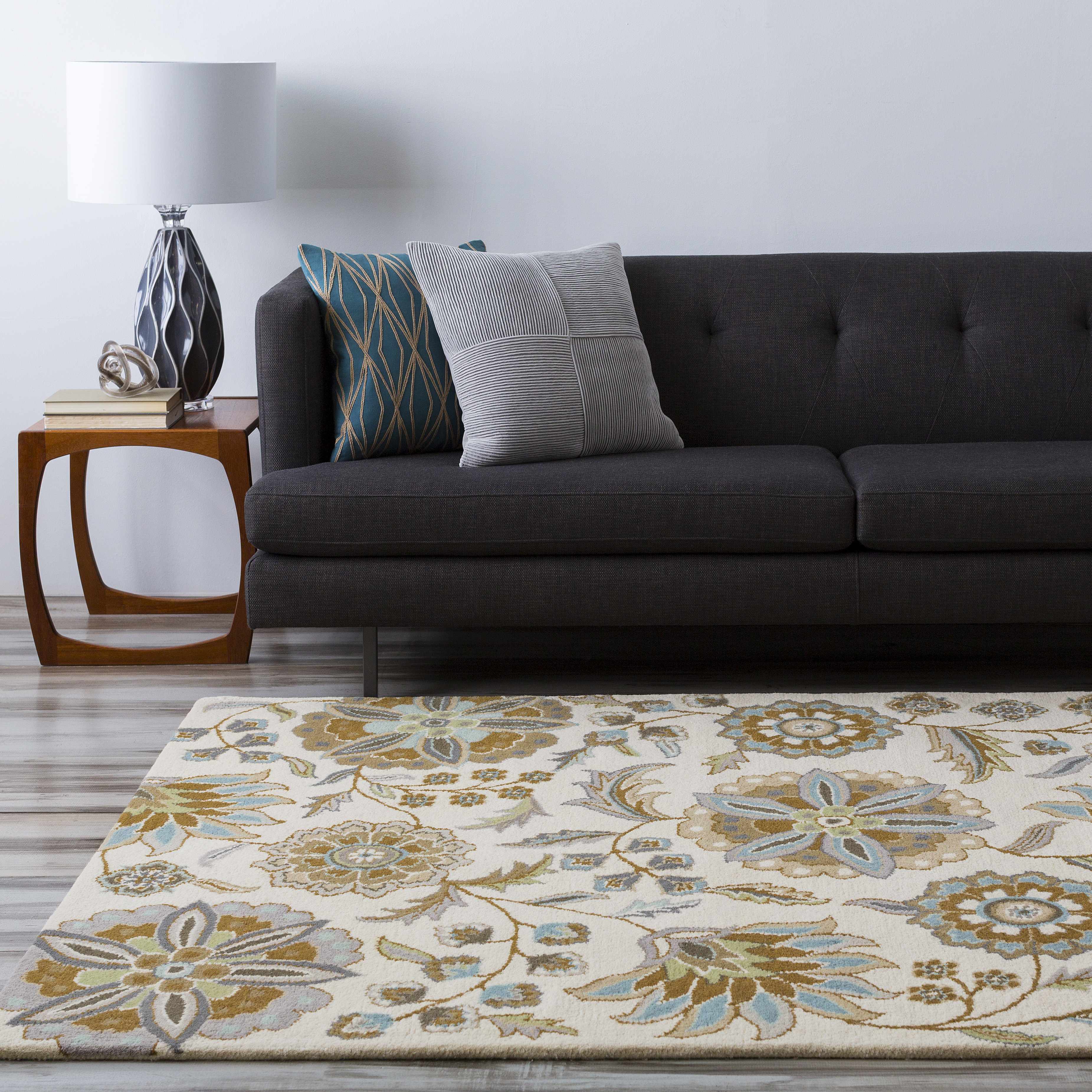 Mack Floral Wool Area Carpet - Image 4
