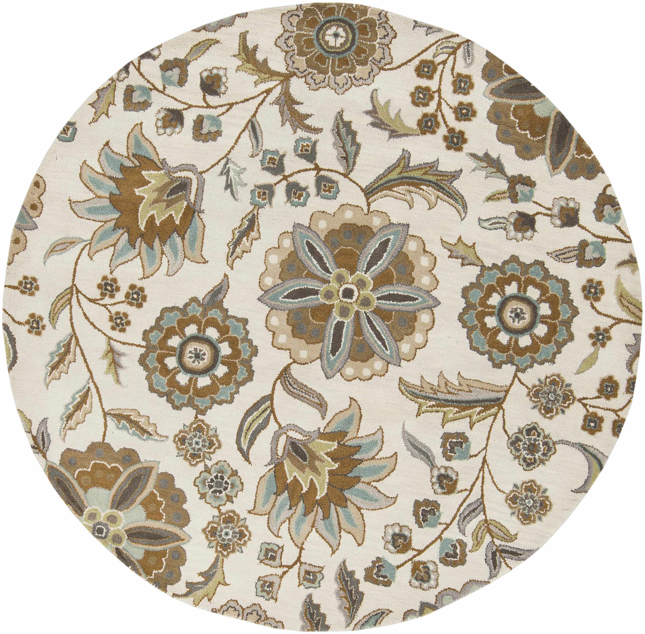 Mack Floral Wool Area Carpet - Image 9