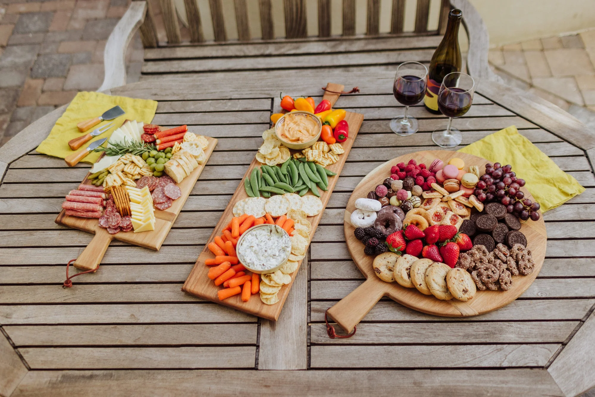 Madera Rectangular Long Charcuterie Board - 29" x 9" - Image 11