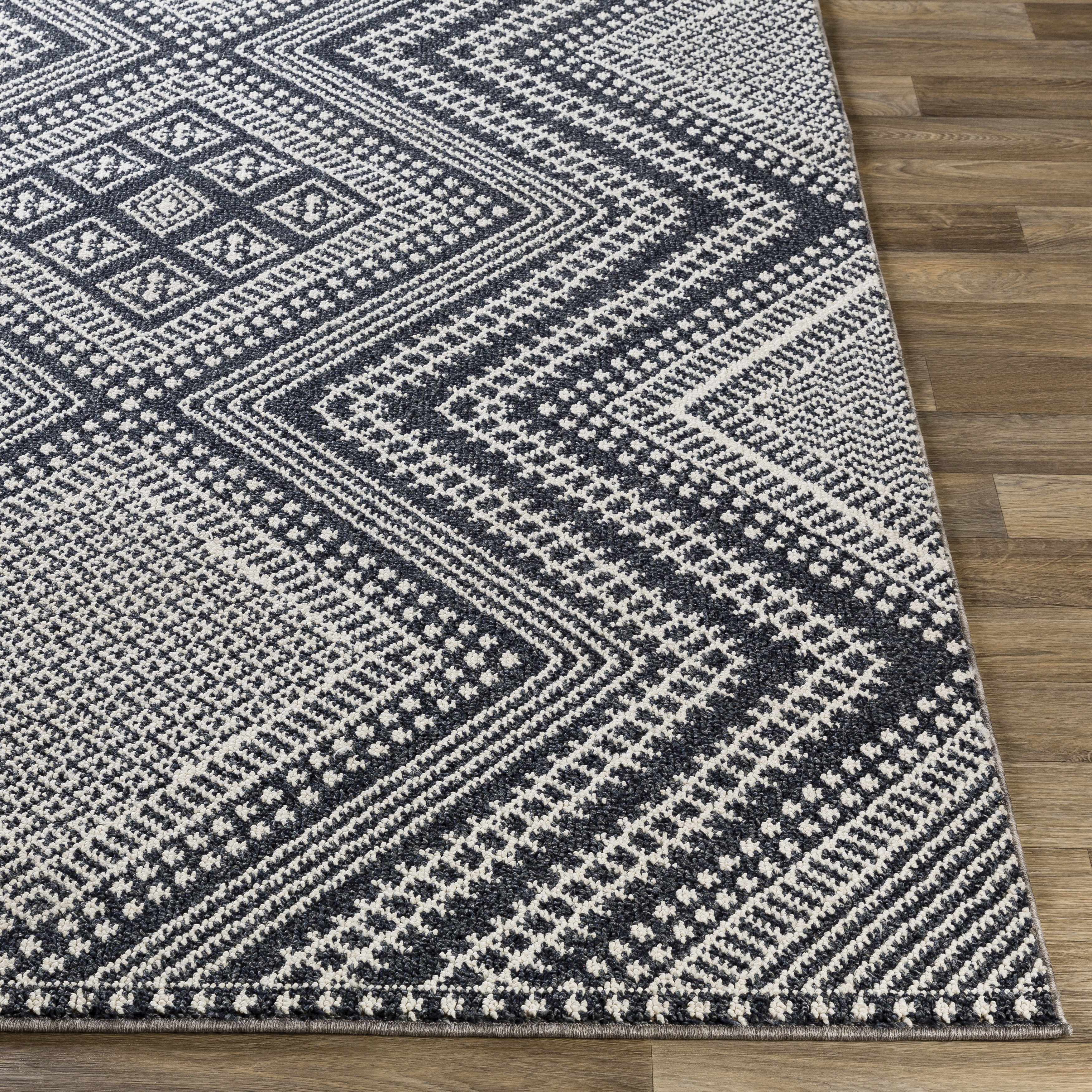 Madison Black&White Area Rug - Clearance - Image 7