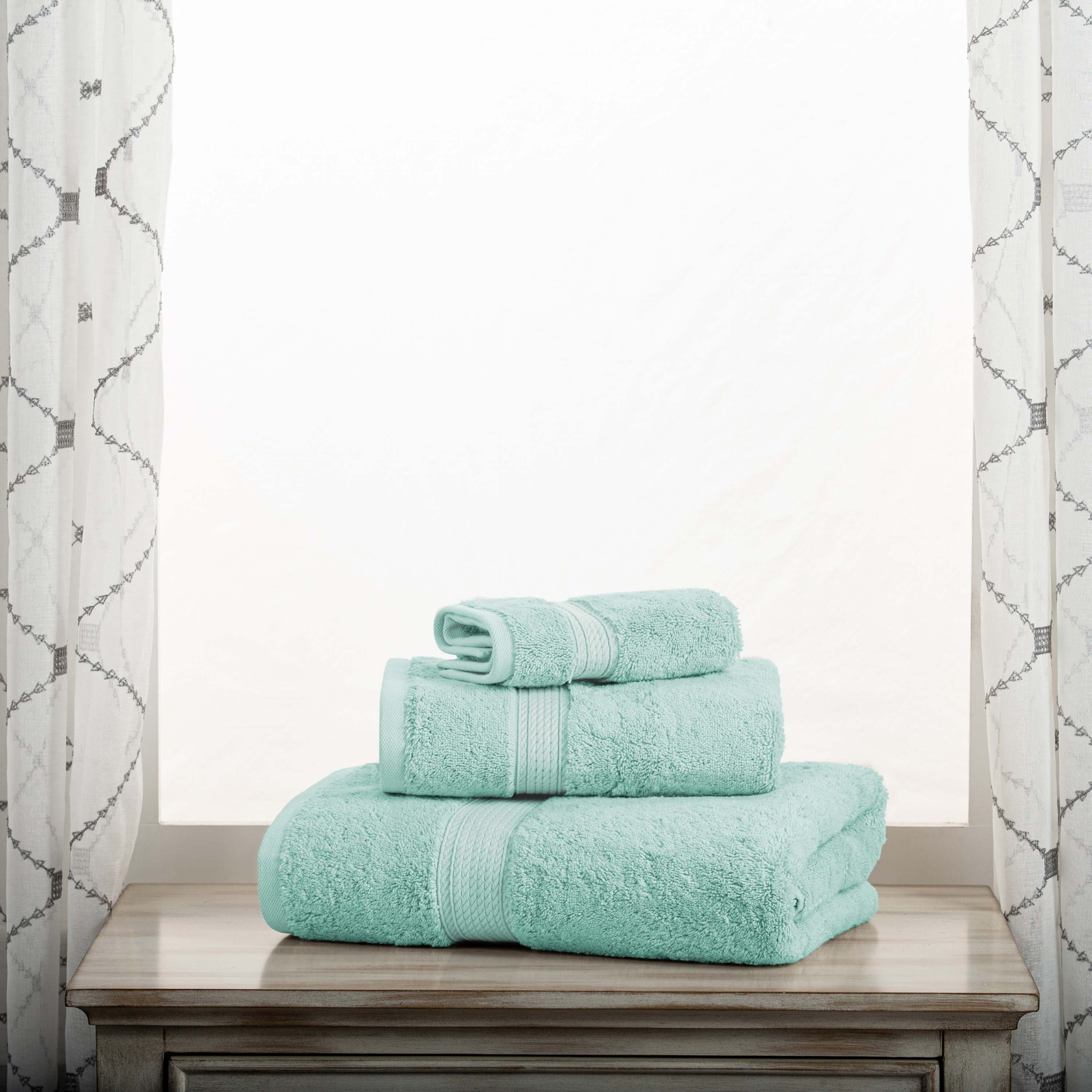 Madison Egyptian Cotton Plush Heavyweight 3 Piece Towel Set - Image 10