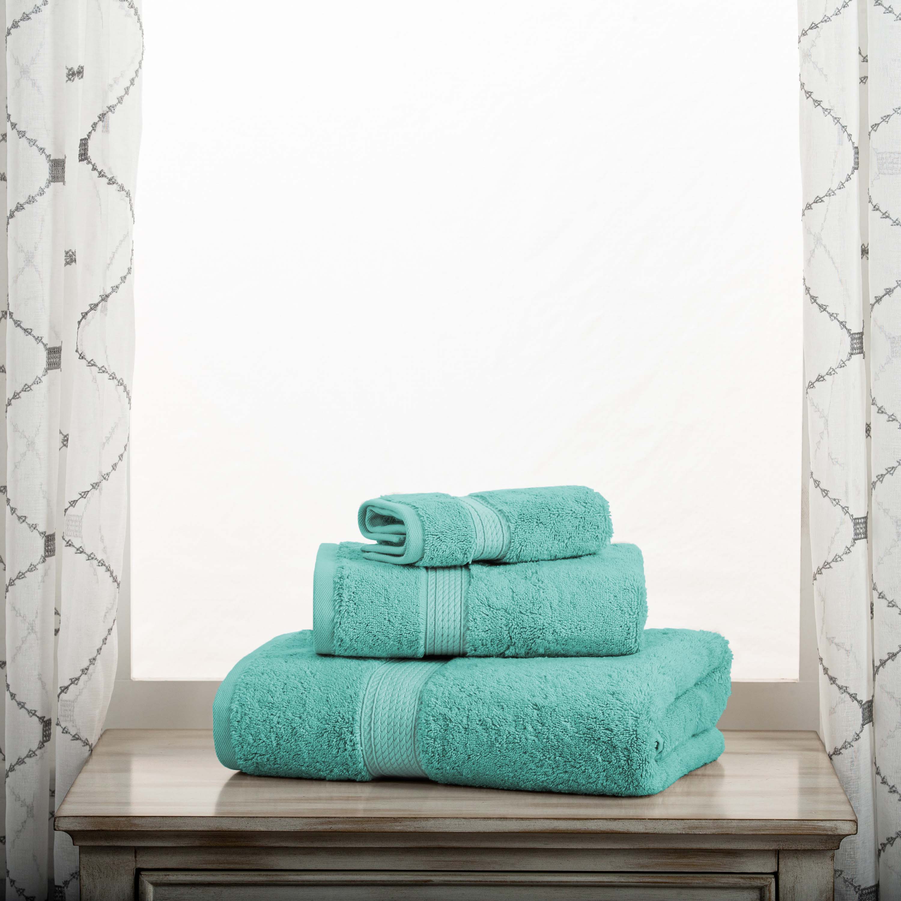 Madison Egyptian Cotton Plush Heavyweight 3 Piece Towel Set - Image 13
