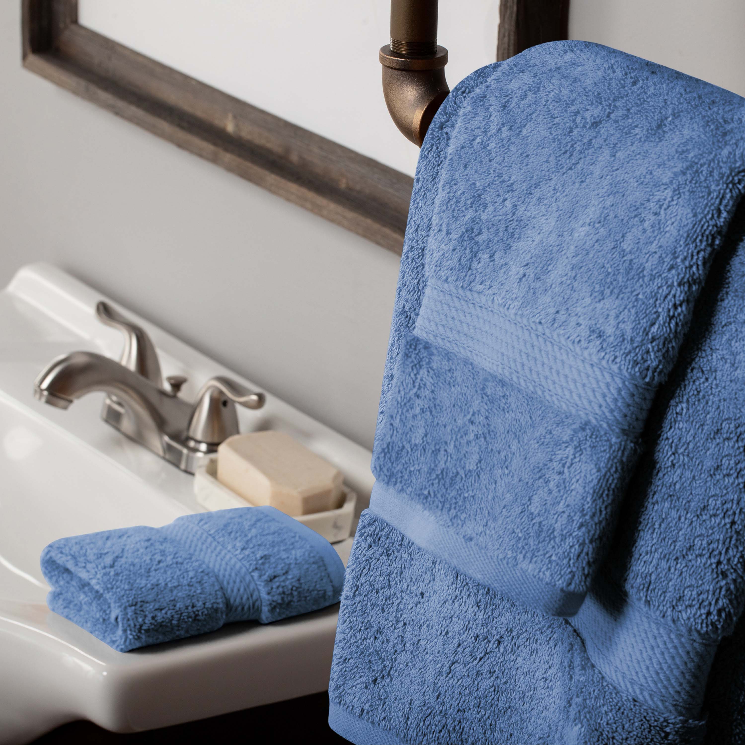Madison Egyptian Cotton Plush Heavyweight 3 Piece Towel Set - Image 20