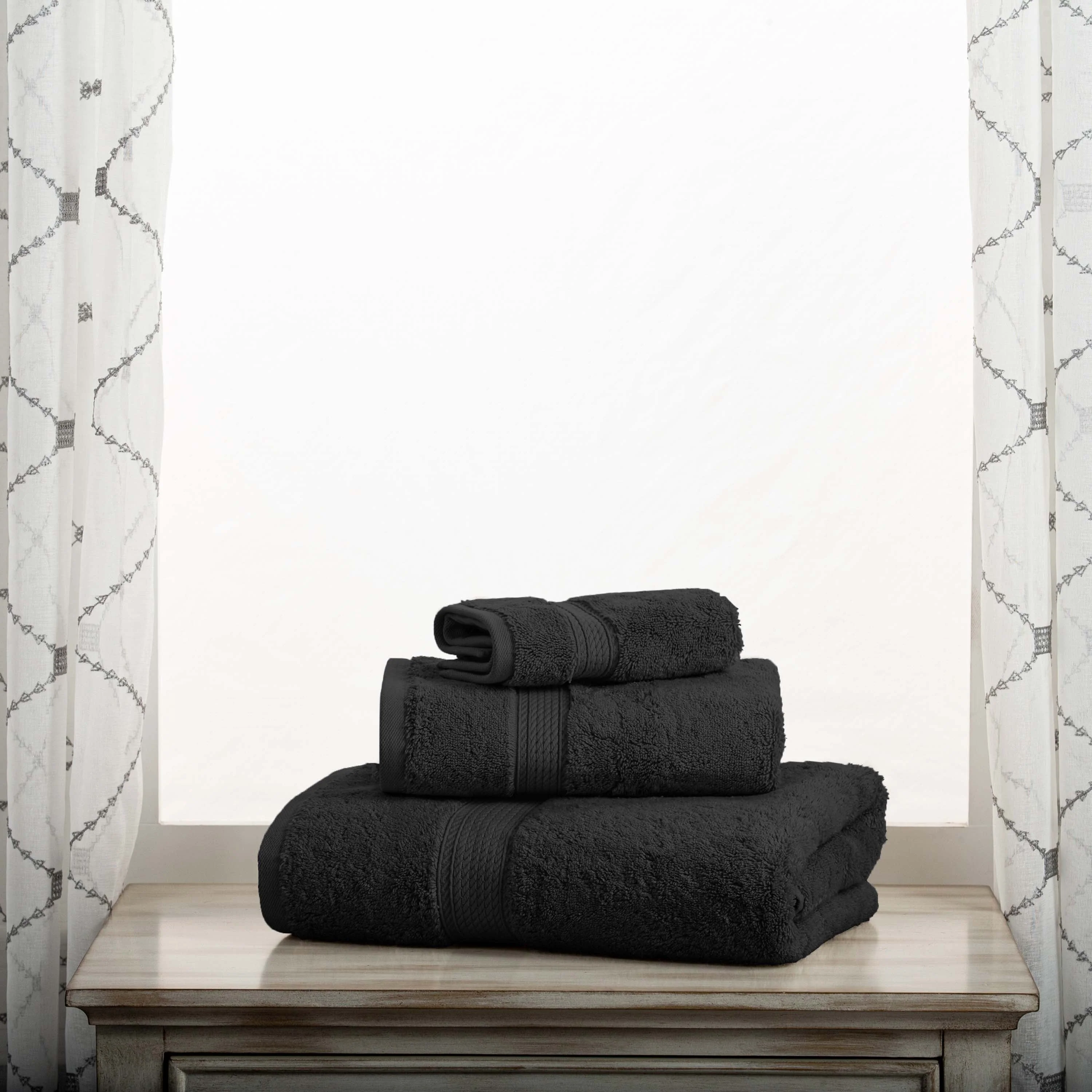 Madison Egyptian Cotton Plush Heavyweight 3 Piece Towel Set - Image 7
