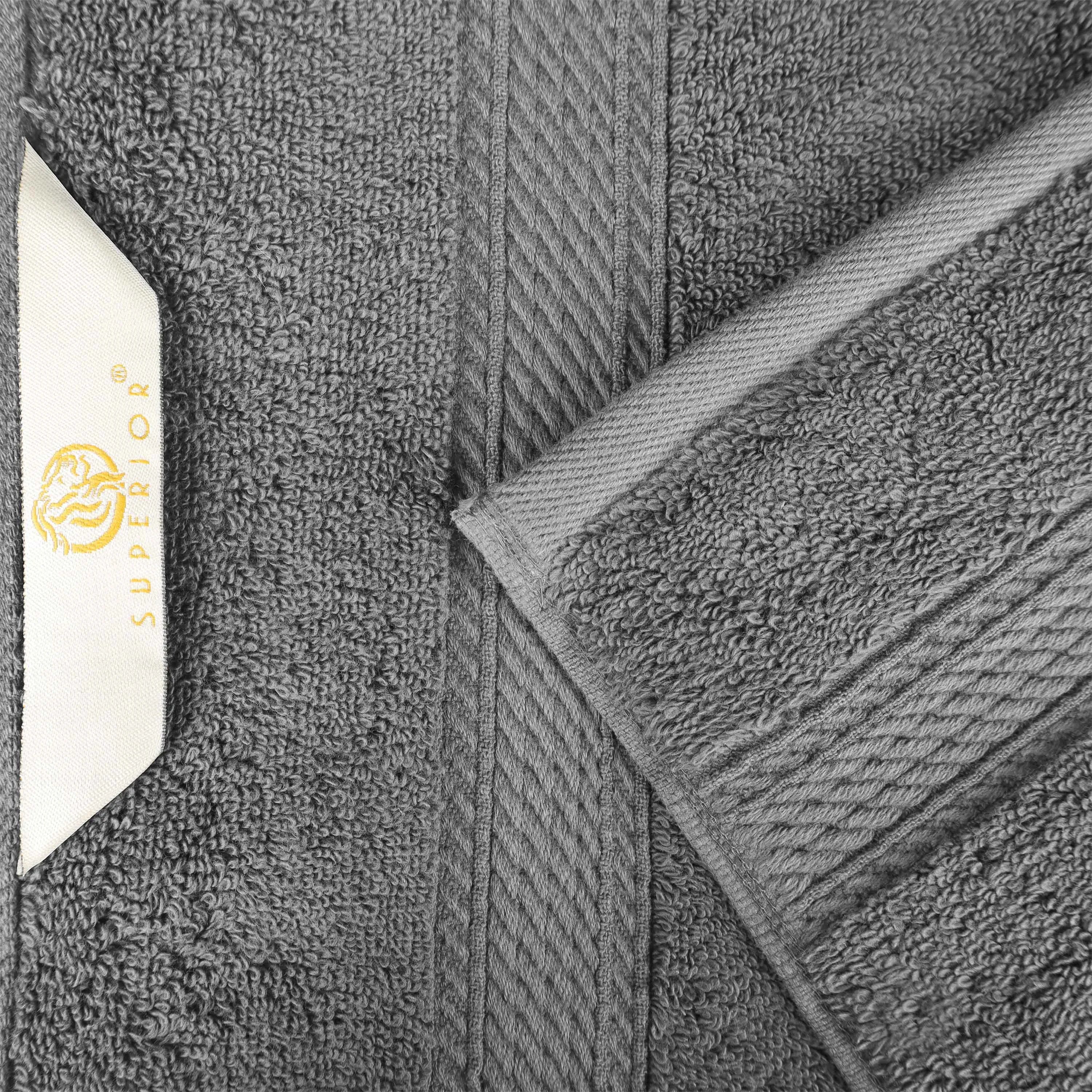 Madison Egyptian Cotton Plush Heavyweight 8 Piece Towel Set - Image 16