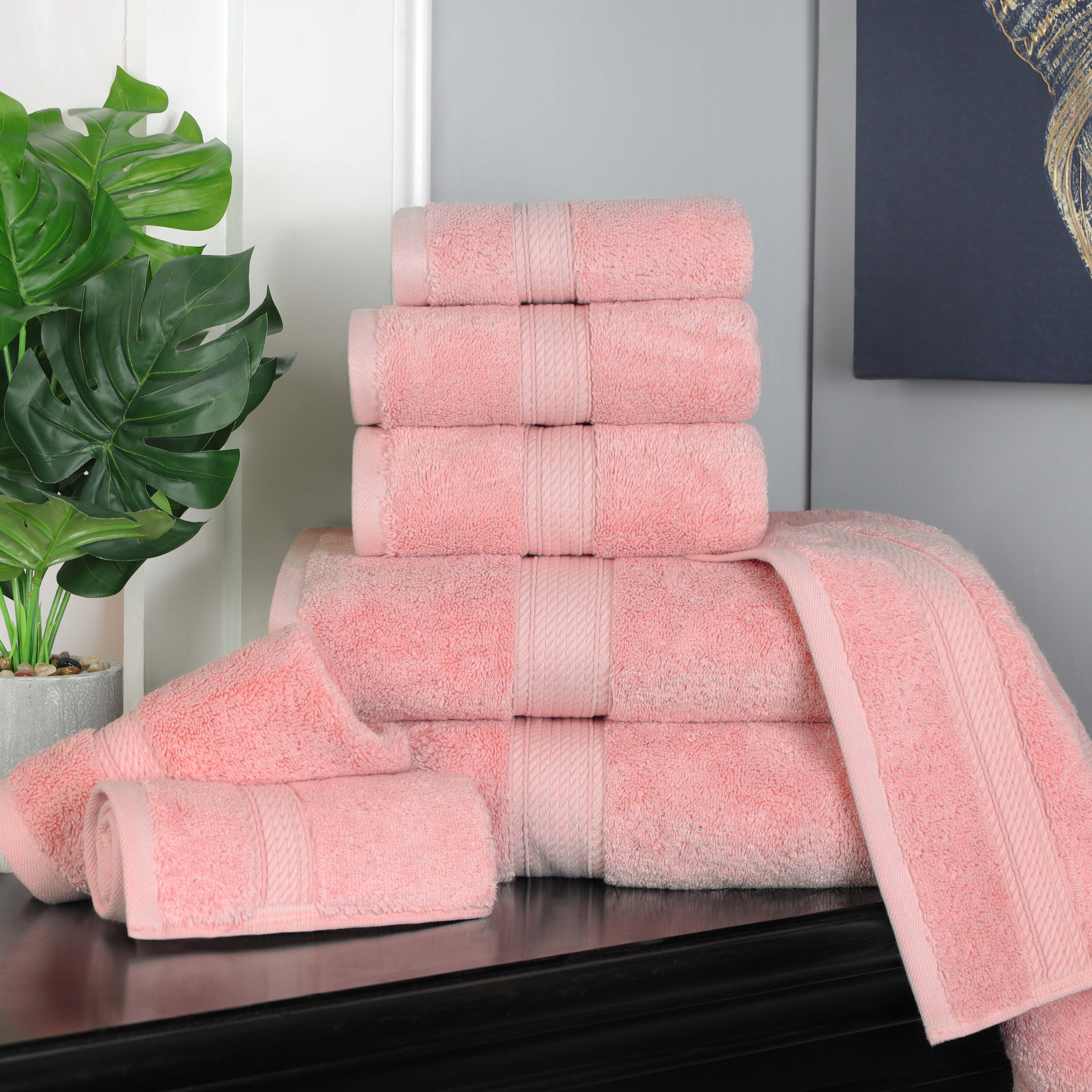 Madison Egyptian Cotton Plush Heavyweight 8 Piece Towel Set - Image 3
