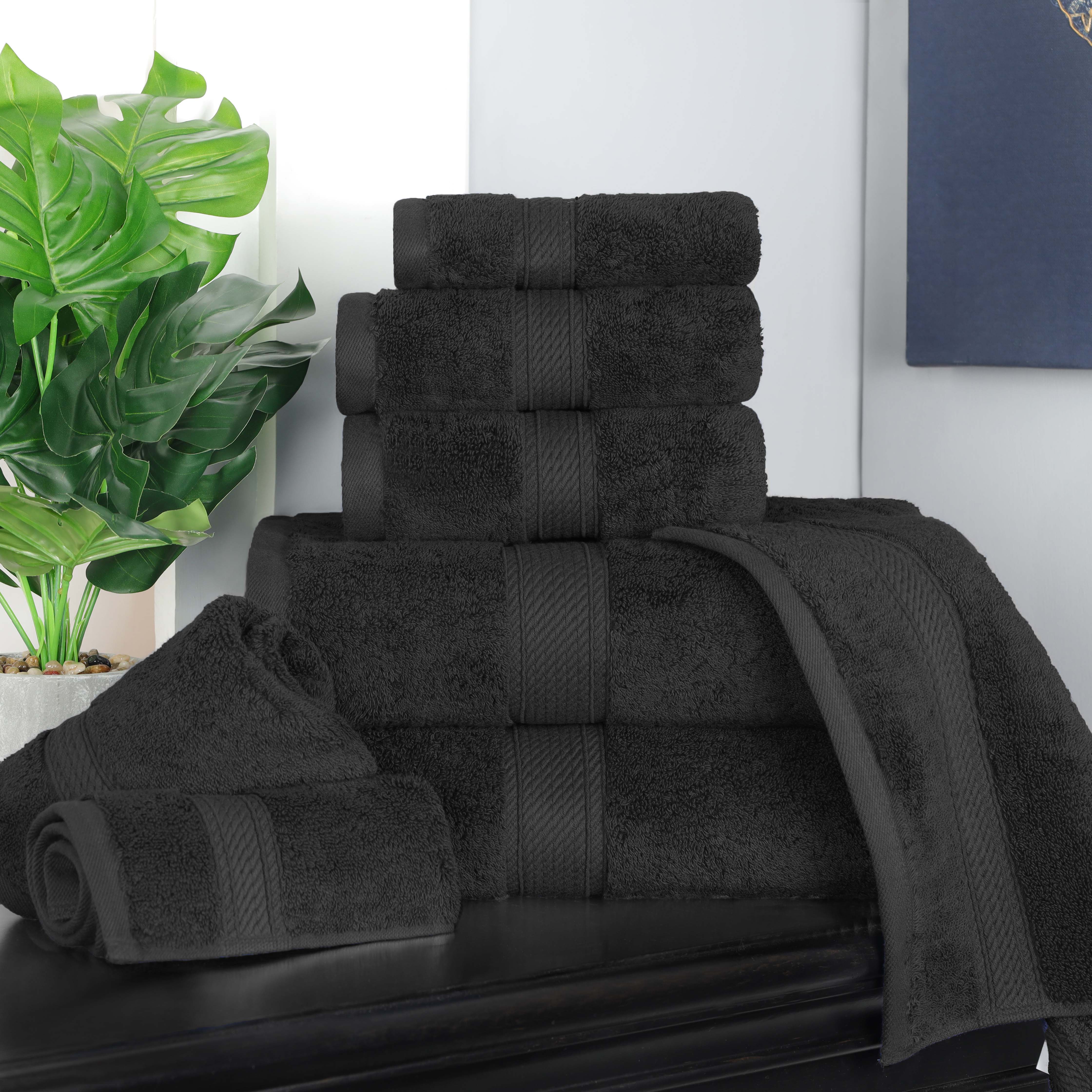 Madison Egyptian Cotton Plush Heavyweight 8 Piece Towel Set - Image 6