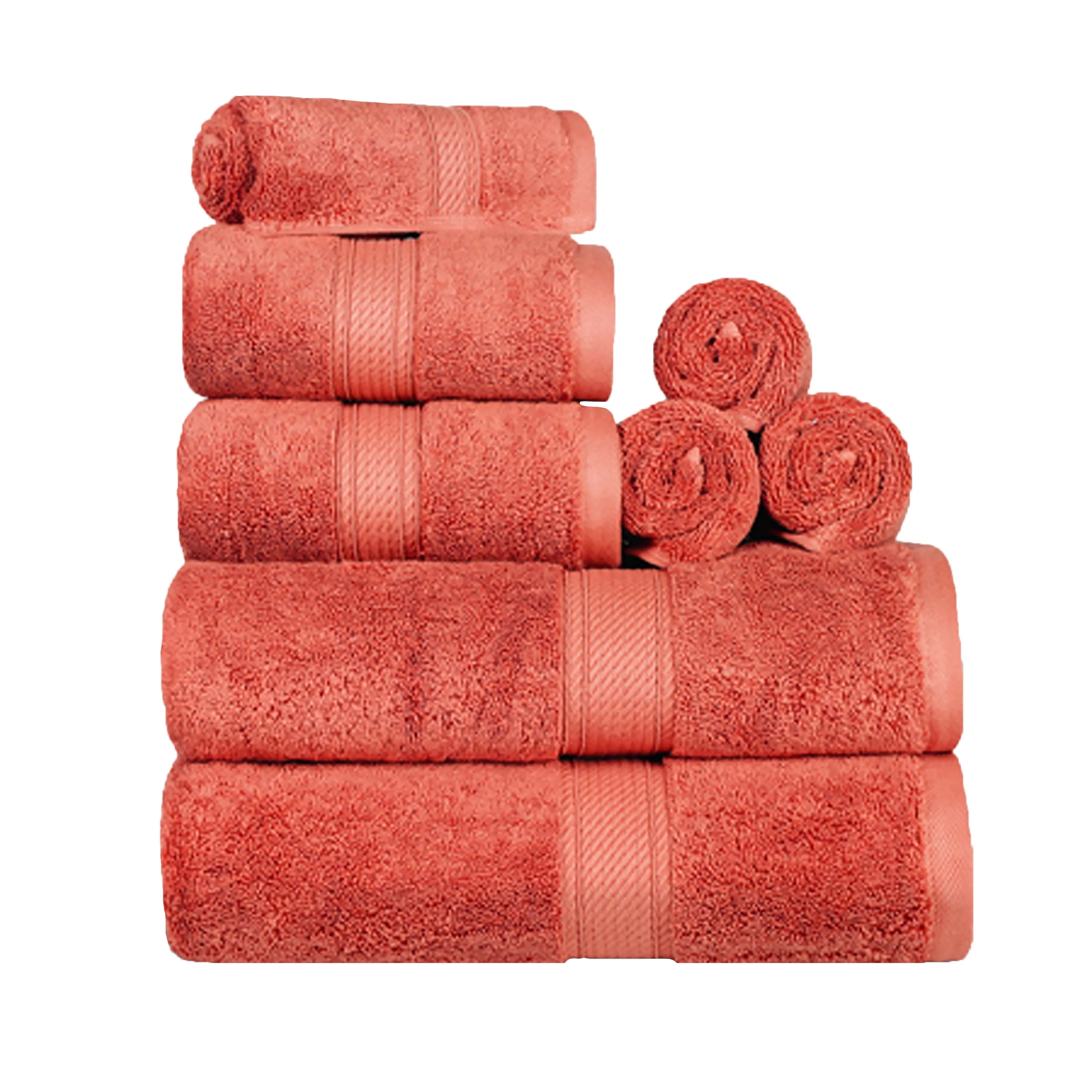 Madison Egyptian Cotton Plush Heavyweight 8 Piece Towel Set - Image 7