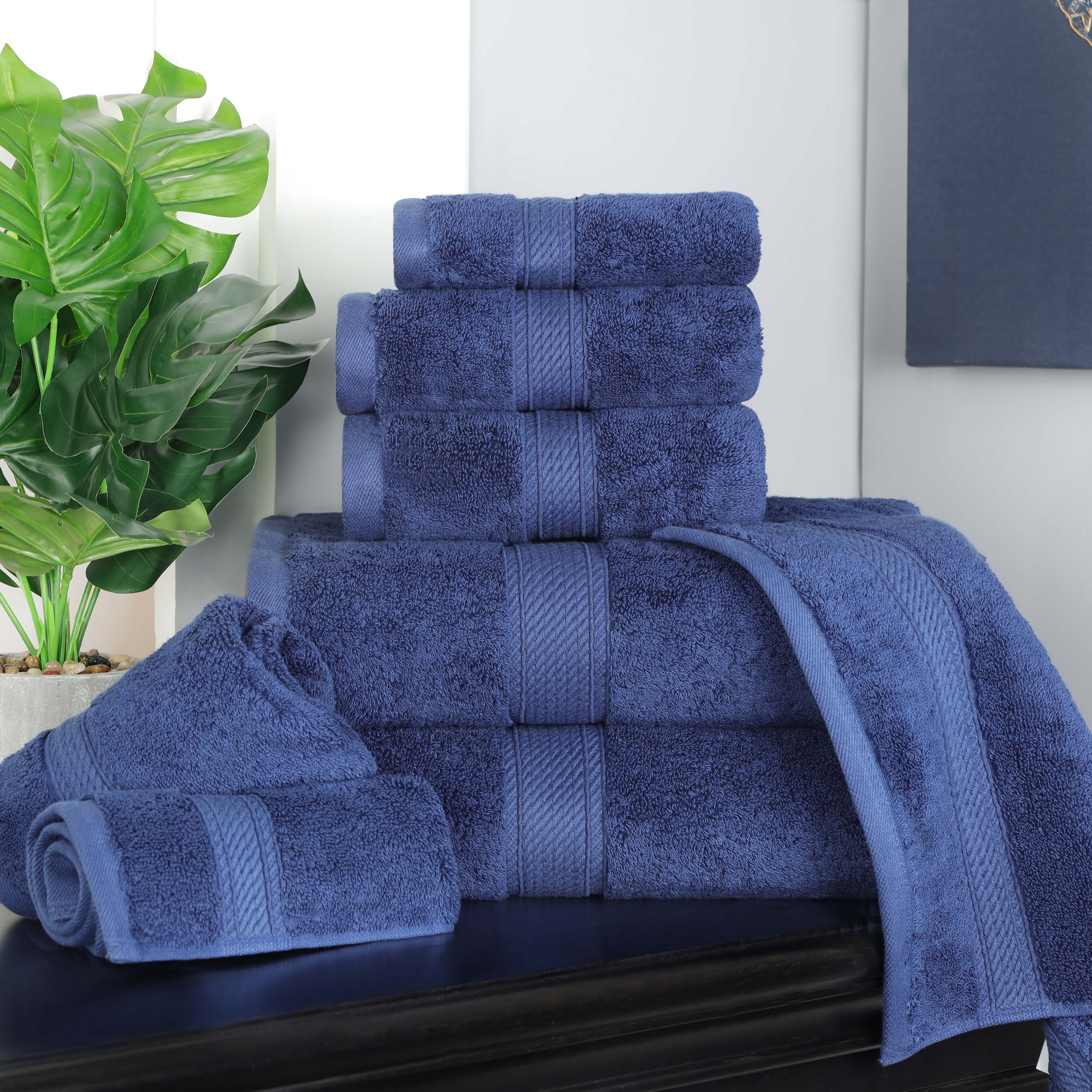Madison Egyptian Cotton Plush Heavyweight 8 Piece Towel Set - Image 8