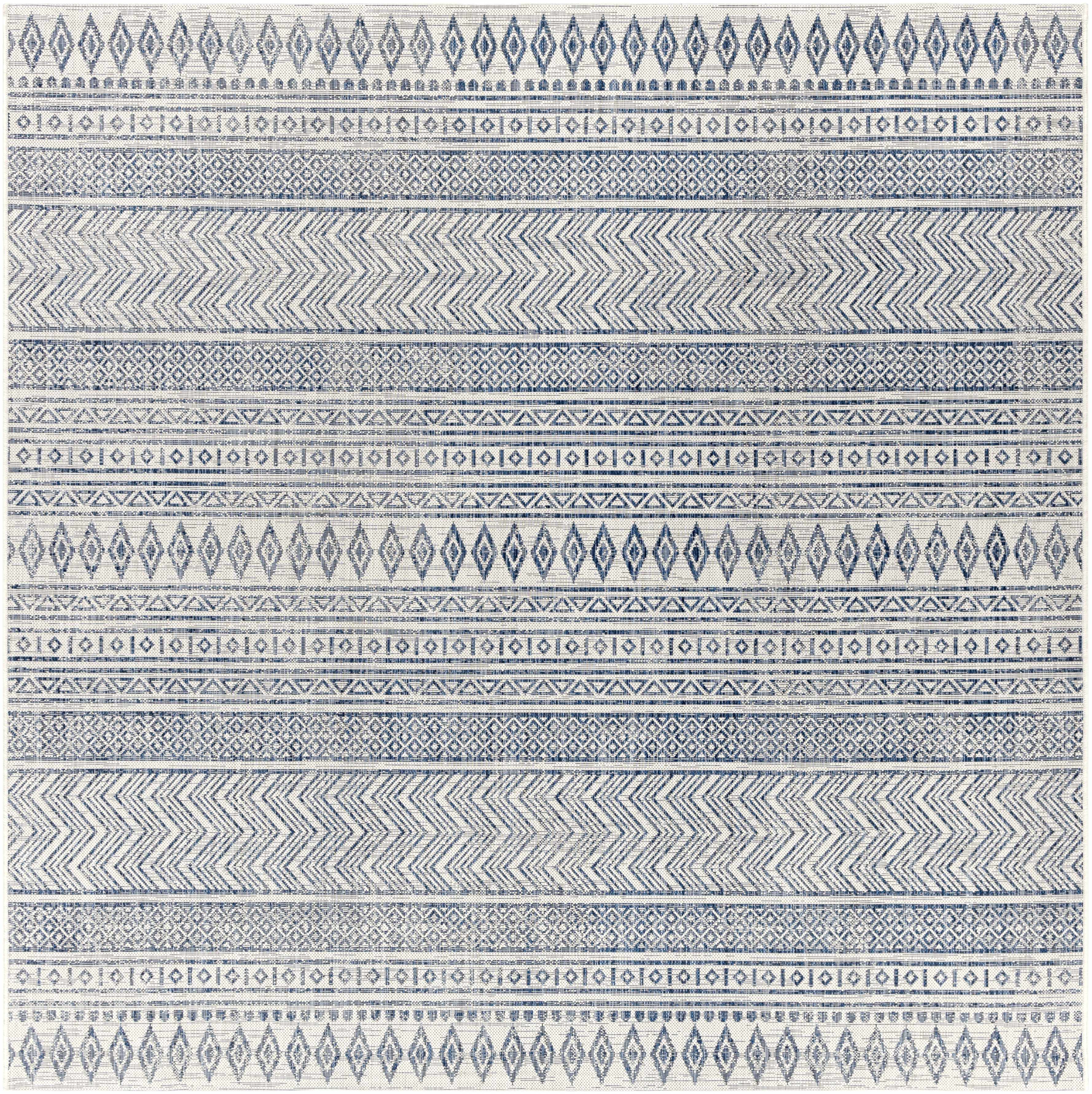 Madras Light Blue Green All Over Performance Area Rug - Image 12