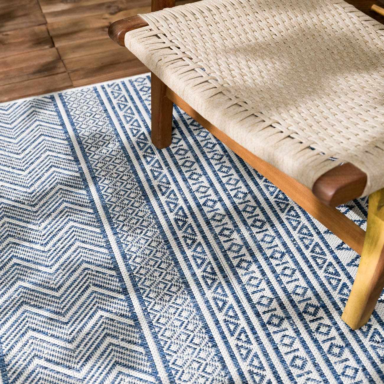 Madras Light Blue Green All Over Performance Area Rug - Image 17