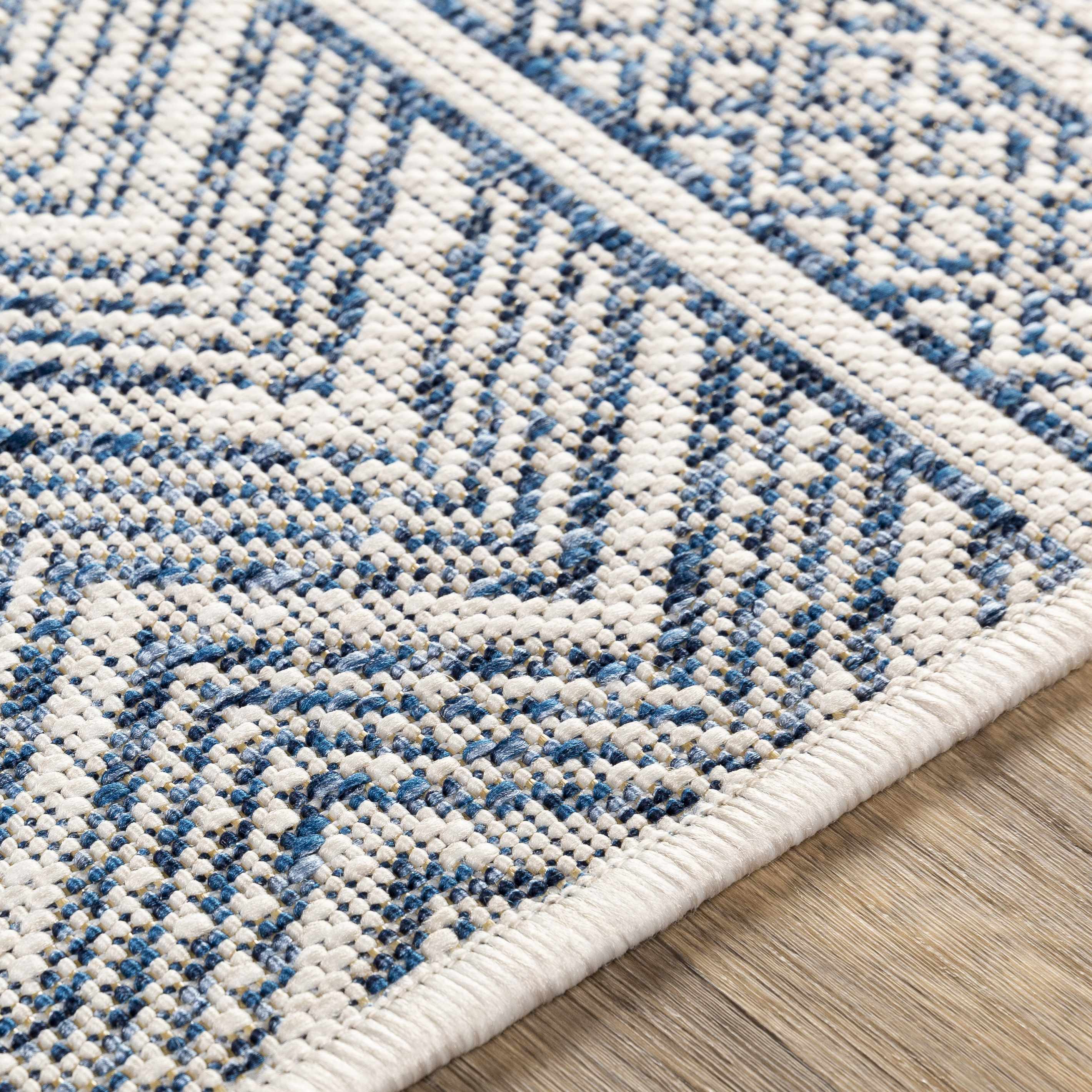 Madras Light Blue Green All Over Performance Area Rug - Image 18