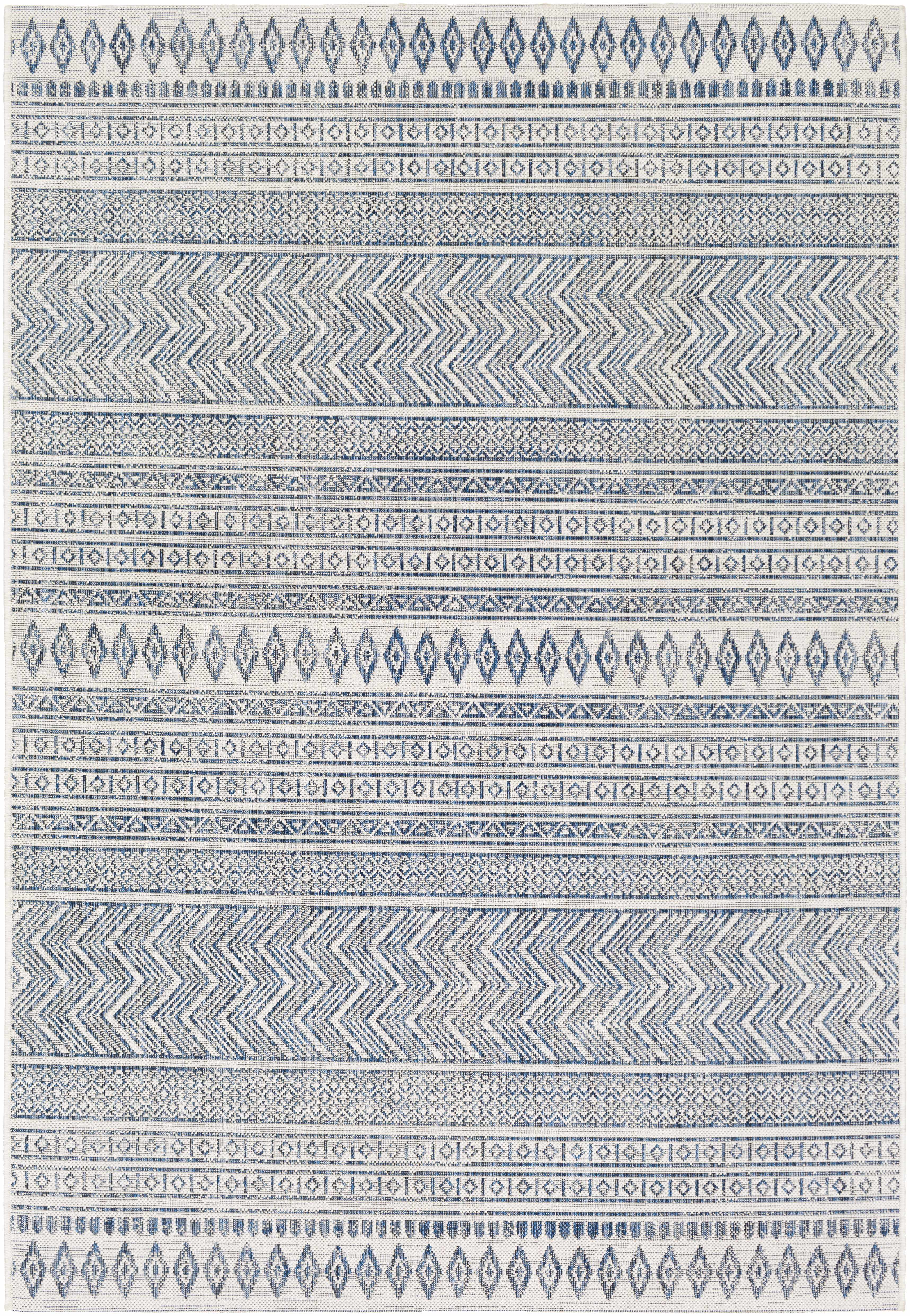 Madras Light Blue Green All Over Performance Area Rug - Image 23
